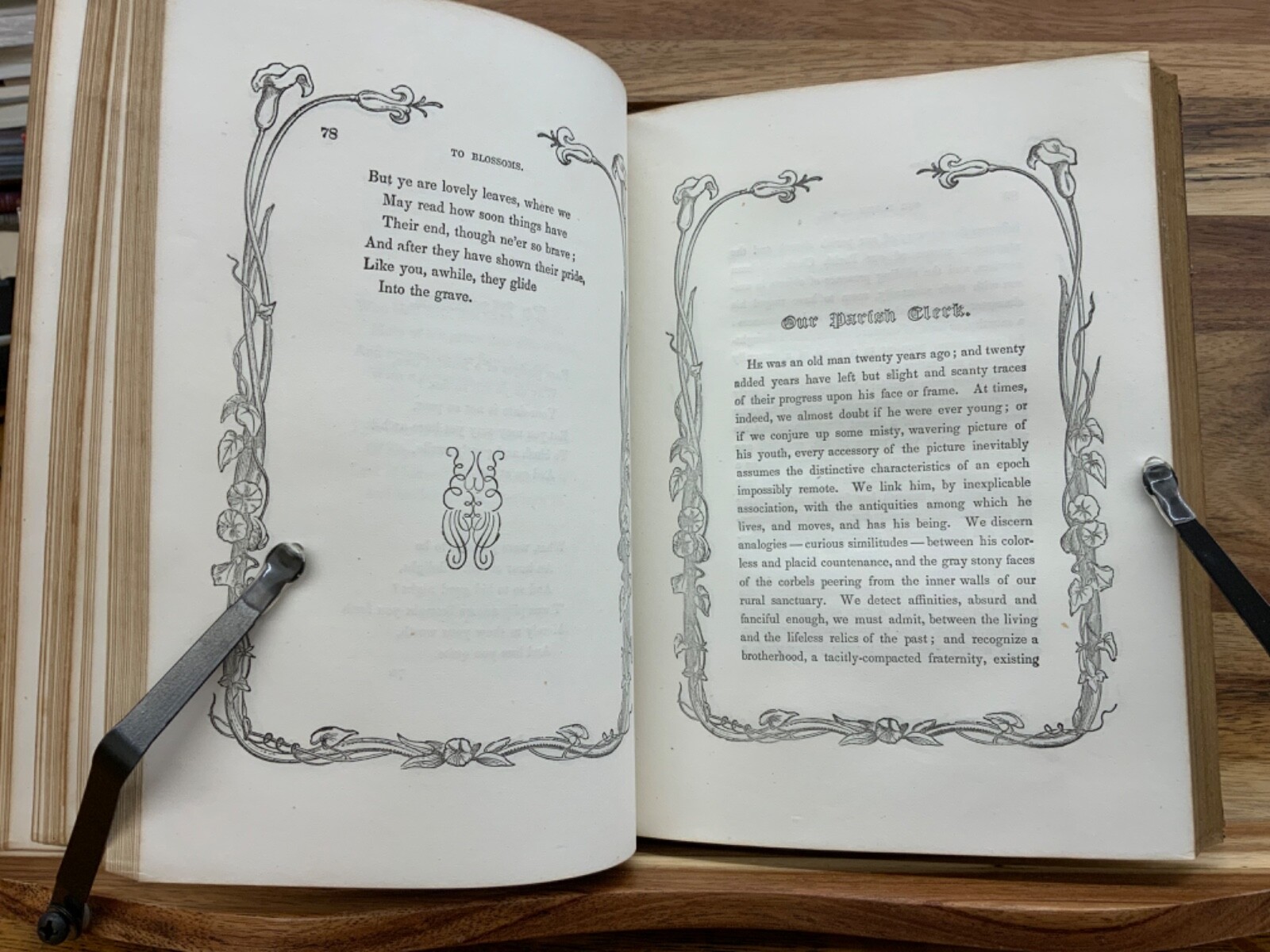 1853 Golden Gift: Wreath of Gems, Gift Book Emily Percival (Editor) FINELY Bound