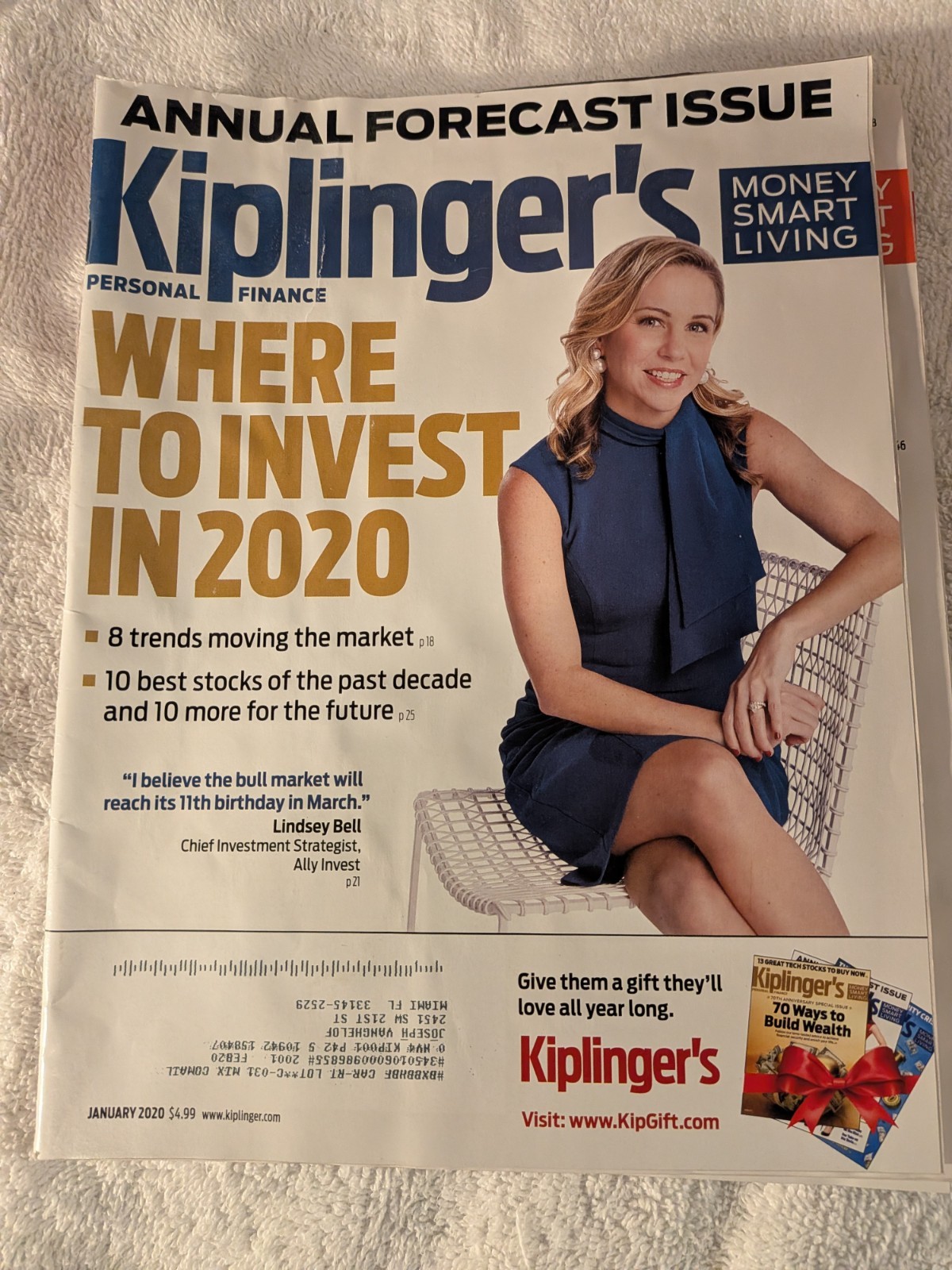Lot Of 5 Kiplinger Personal Finance Magazines Oct 2019-to- Feb 2020