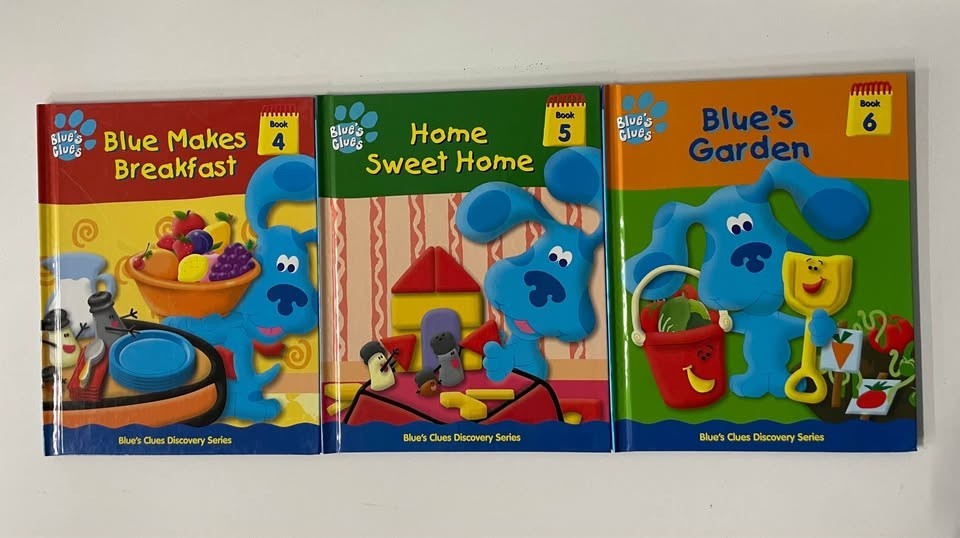 Blue’s Clues Discovery Series Hardcover Books 2000 Complete Set #1-18