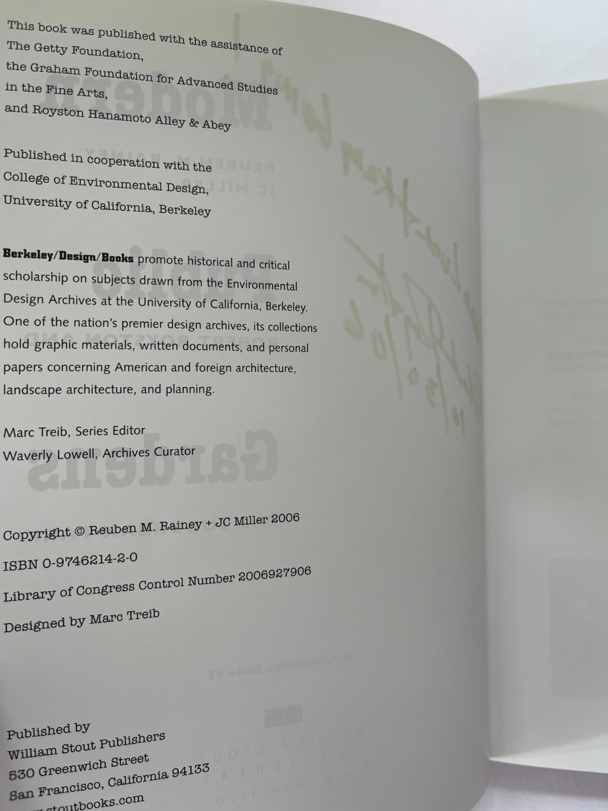 Robert ROYSTON ~ SIGNED ~ Landscape Architecture ~ MODERN PUBLIC GARDENS Park