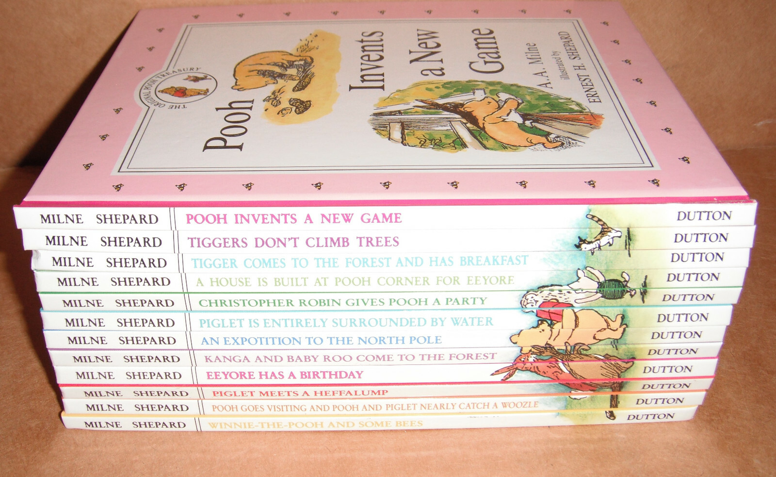 Lot of 12 The Winnie the Pooh Library by A.A. Milne Hardcover