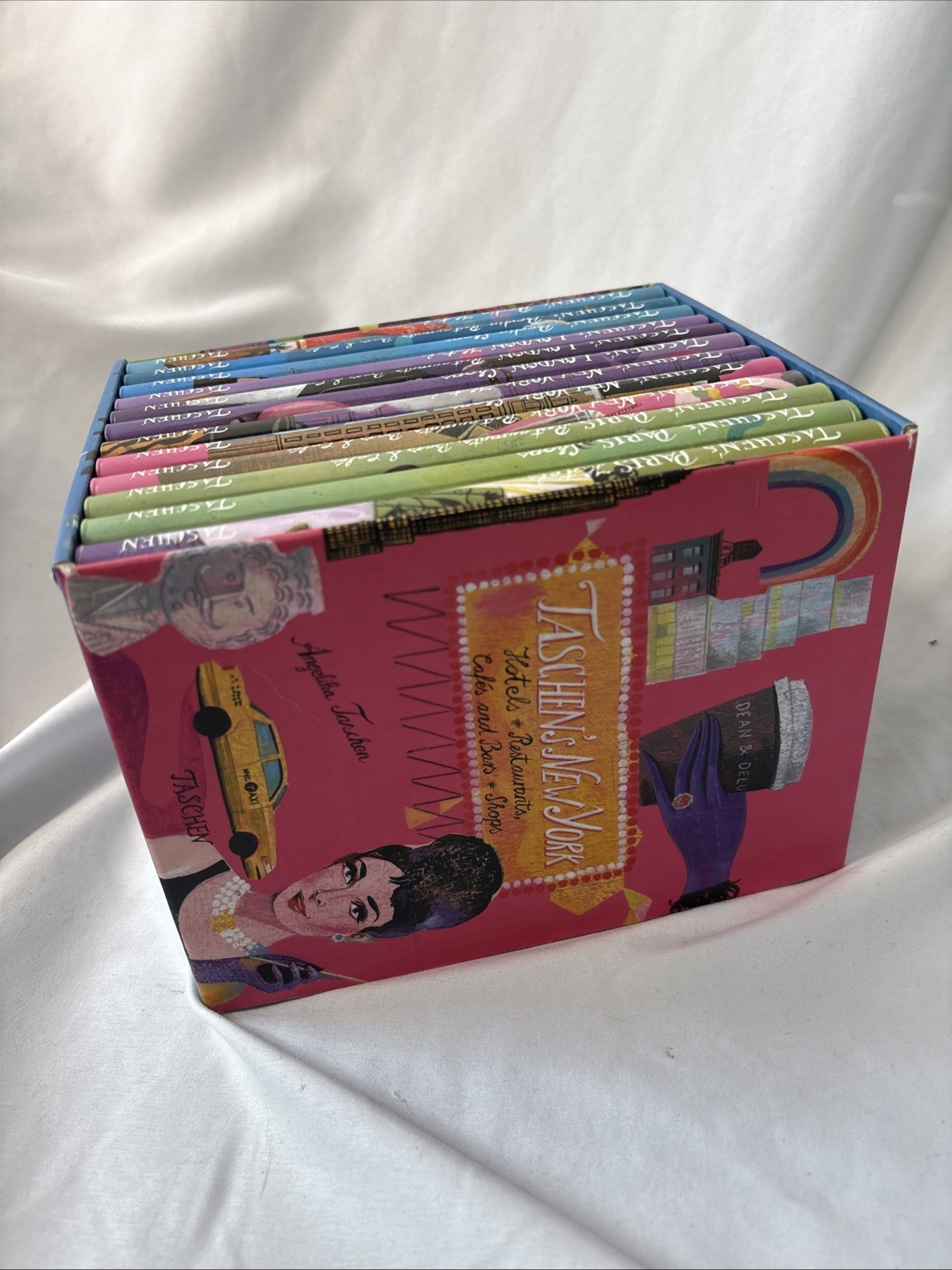 Taschen’s 12 Book Box Set Paris London Berlin N.Y Shops Restaurants Hotels Bars