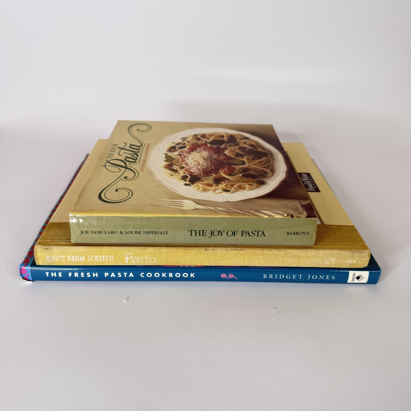 Vintage Lot 3 The Joy Of Pasta Barron’s Quick From Scratch Fresh Pasta HC DJ