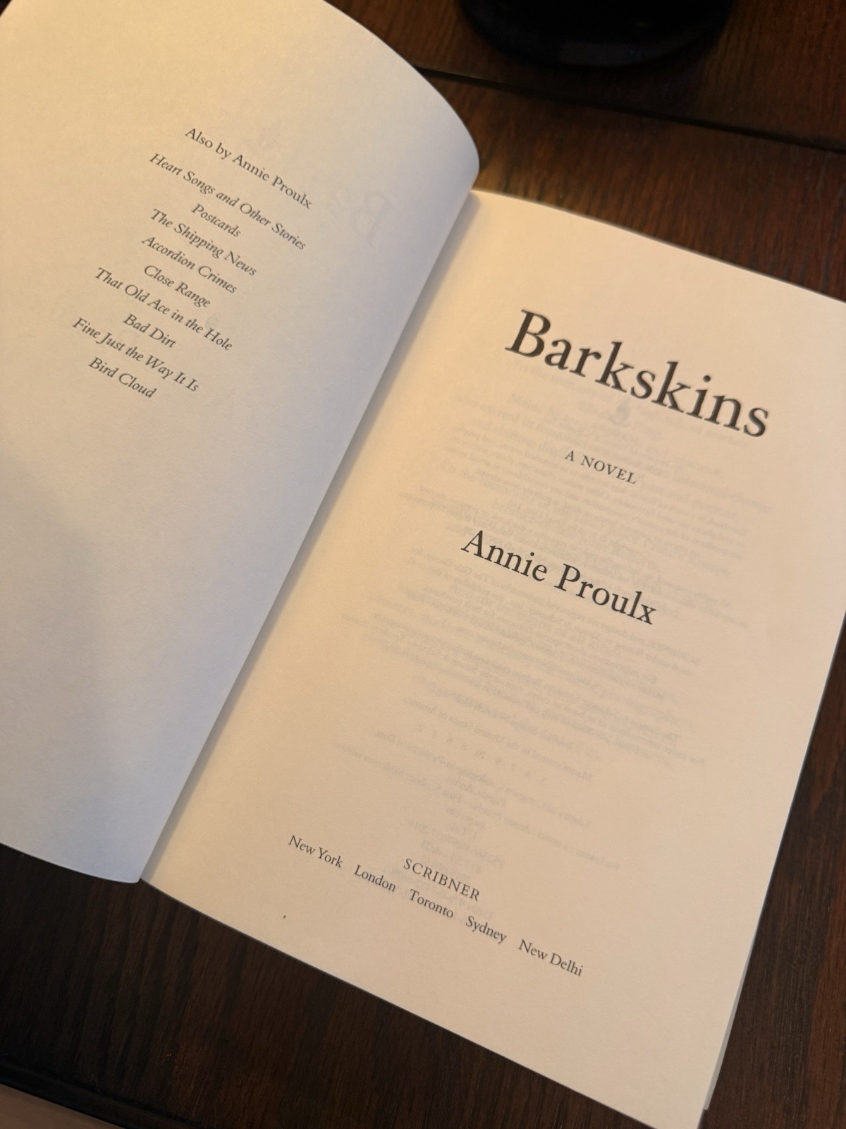 Barkskins by Annie Proulx 2016 First Printing Hardcover Novel with Slipcase