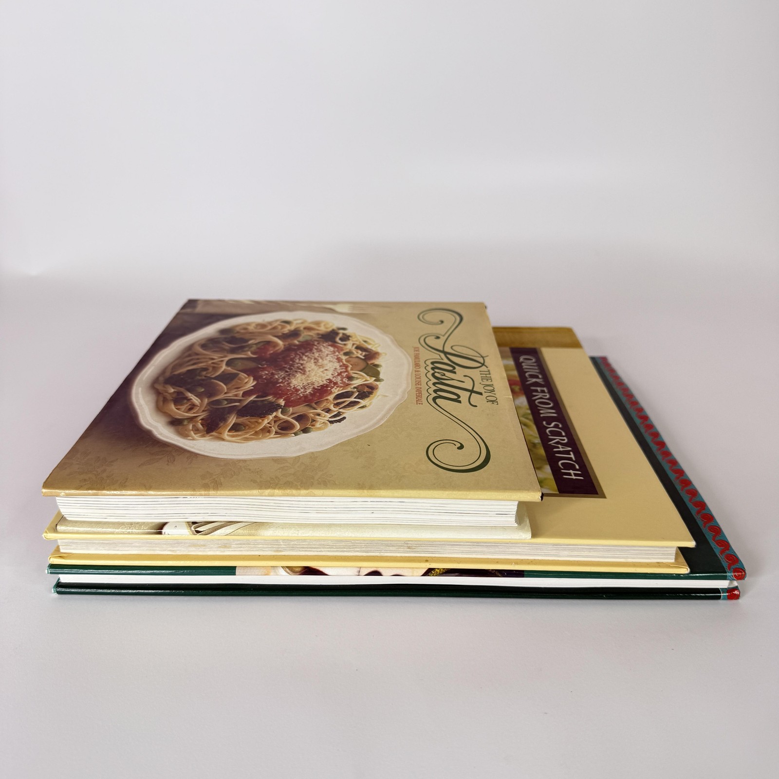 Vintage Lot 3 The Joy Of Pasta Barron’s Quick From Scratch Fresh Pasta HC DJ