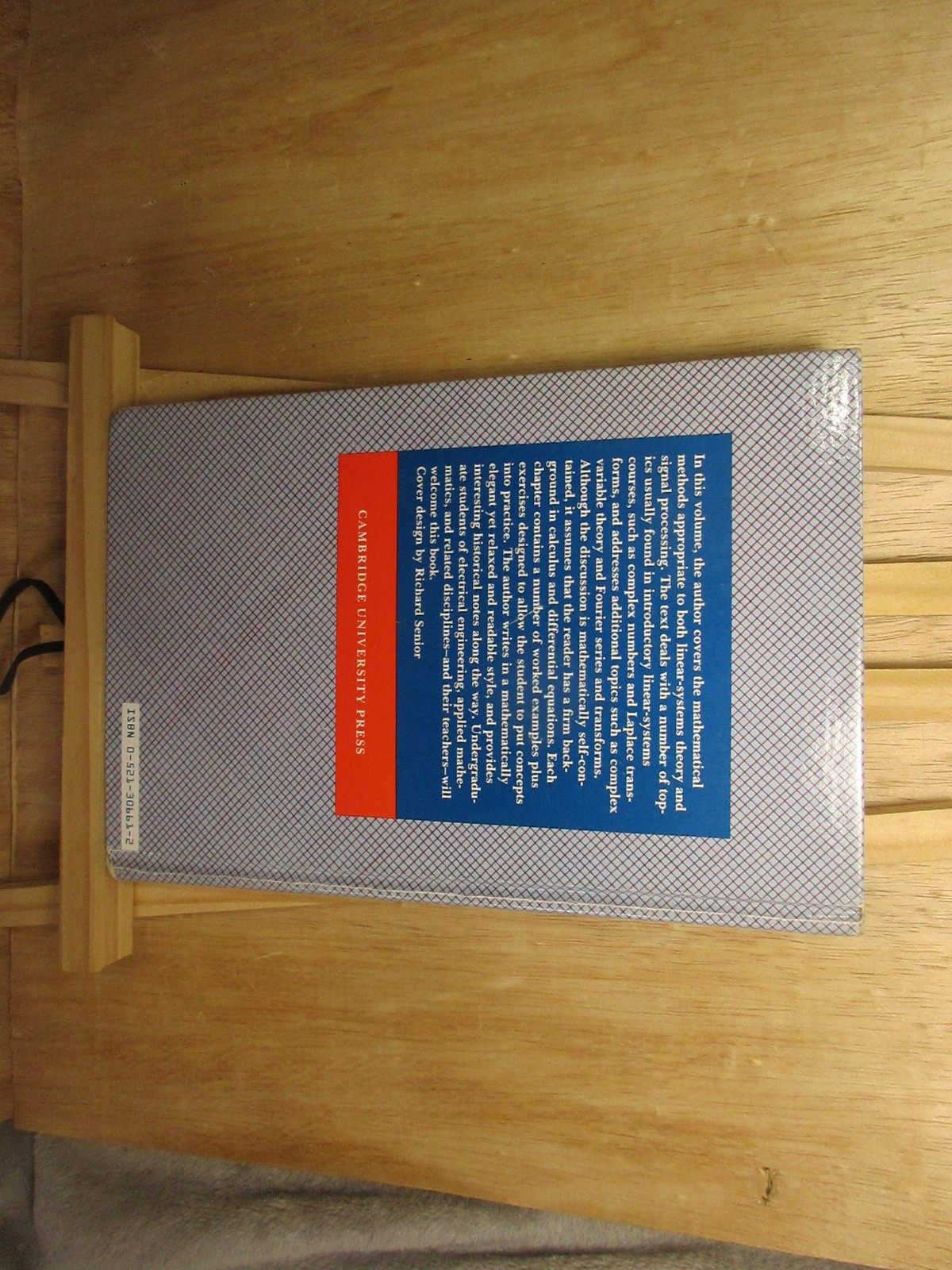 Mathematical Methods in Electrical Engineering Hardcover Thomas B A Senior 1986