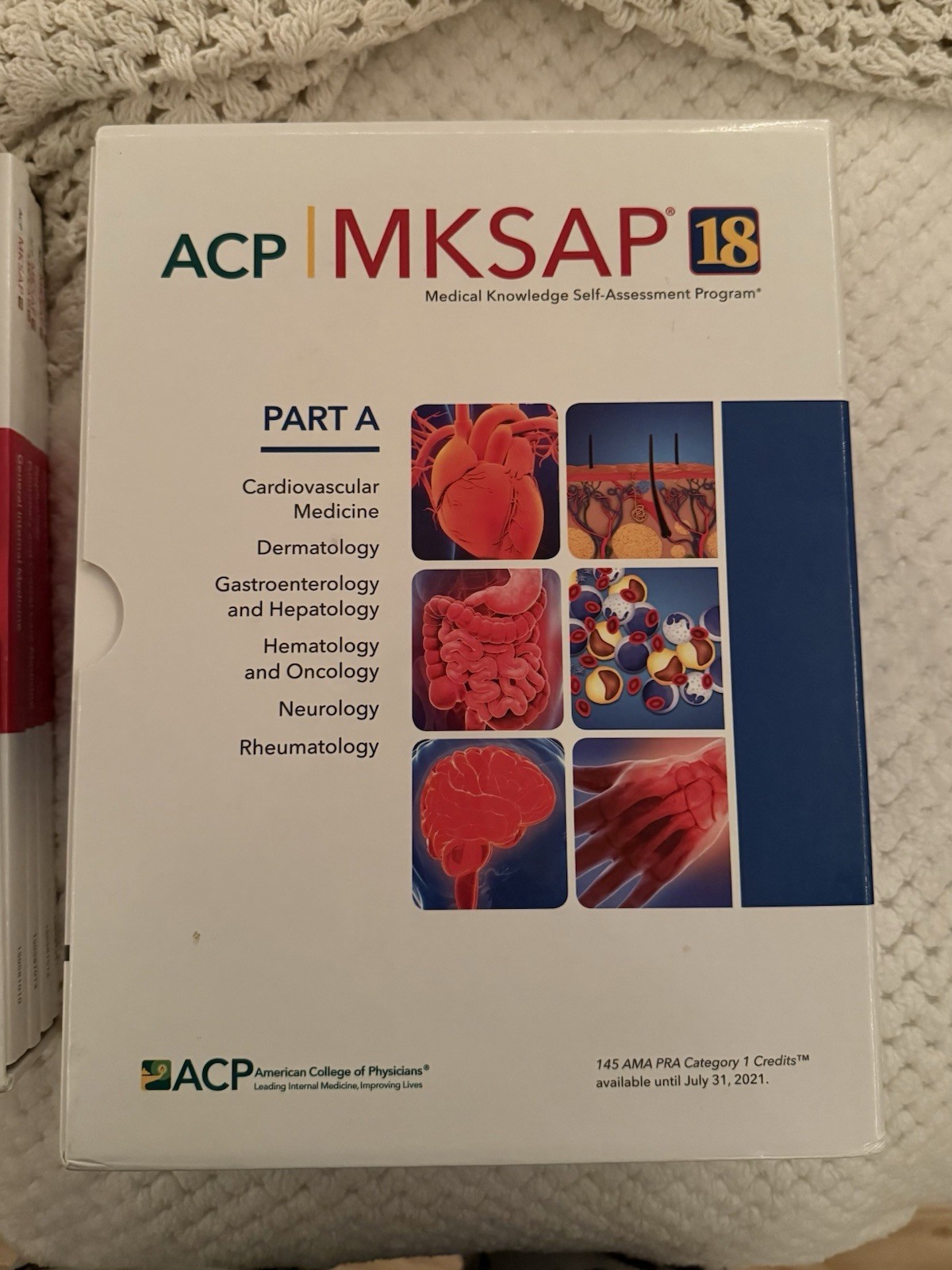 ACP MKSAP 18 Medical Knowledge Self-Assessment Program Set of 5 Books