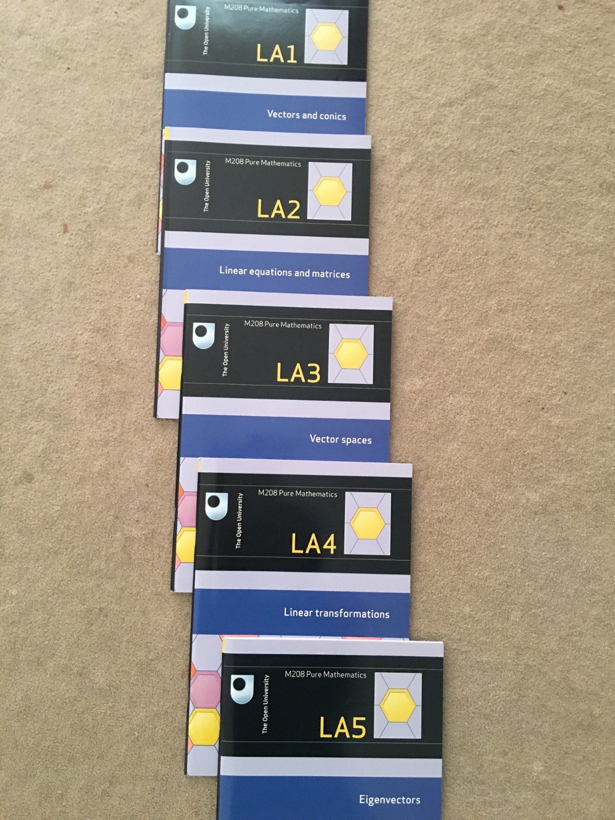OPEN UNIVERSITY M208 Pure Mathematics COMPLETE BOOK SETS with CD/DVD – CLASSIC