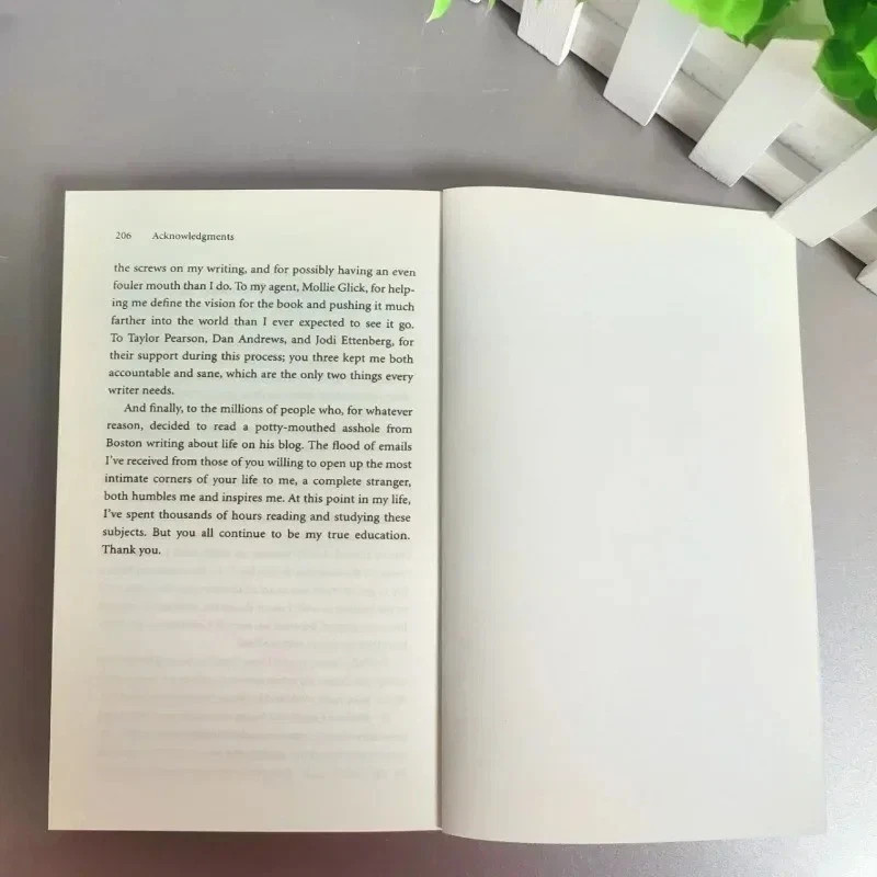 New «The Subtle Art Of Not Giving A F Mark Manson Hardcover» Stress Relief Book