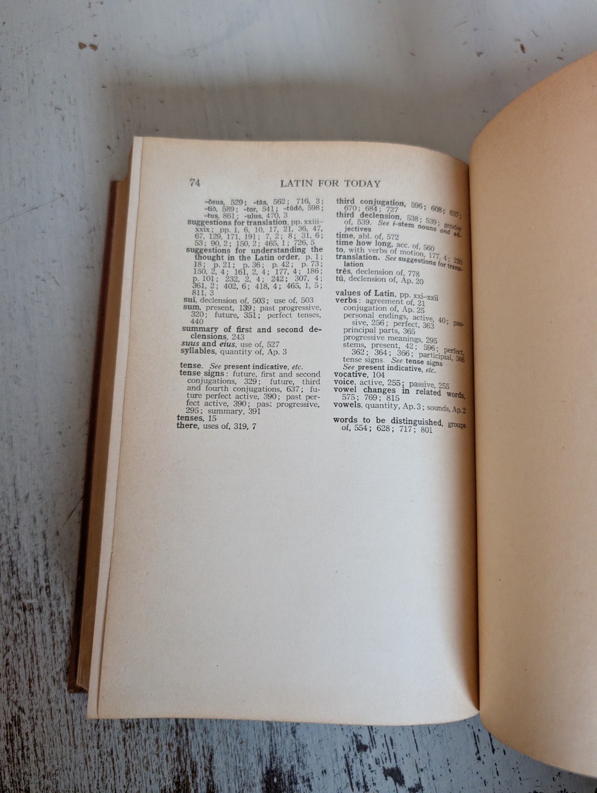 Latin for Today by Gray and Jenkins 1933 Hardcover Revised Edition SPQR
