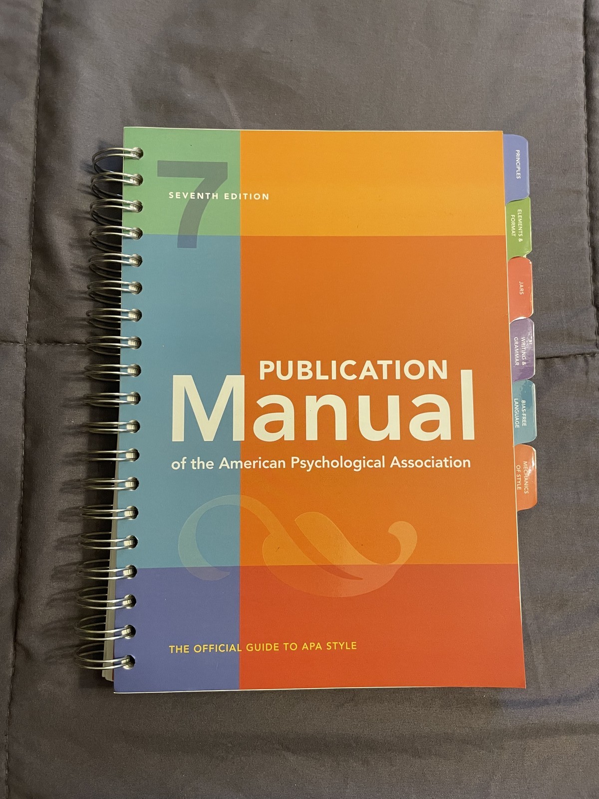 APA Publication Manual 7th Edition Spiral Bound Official Guide to APA Style