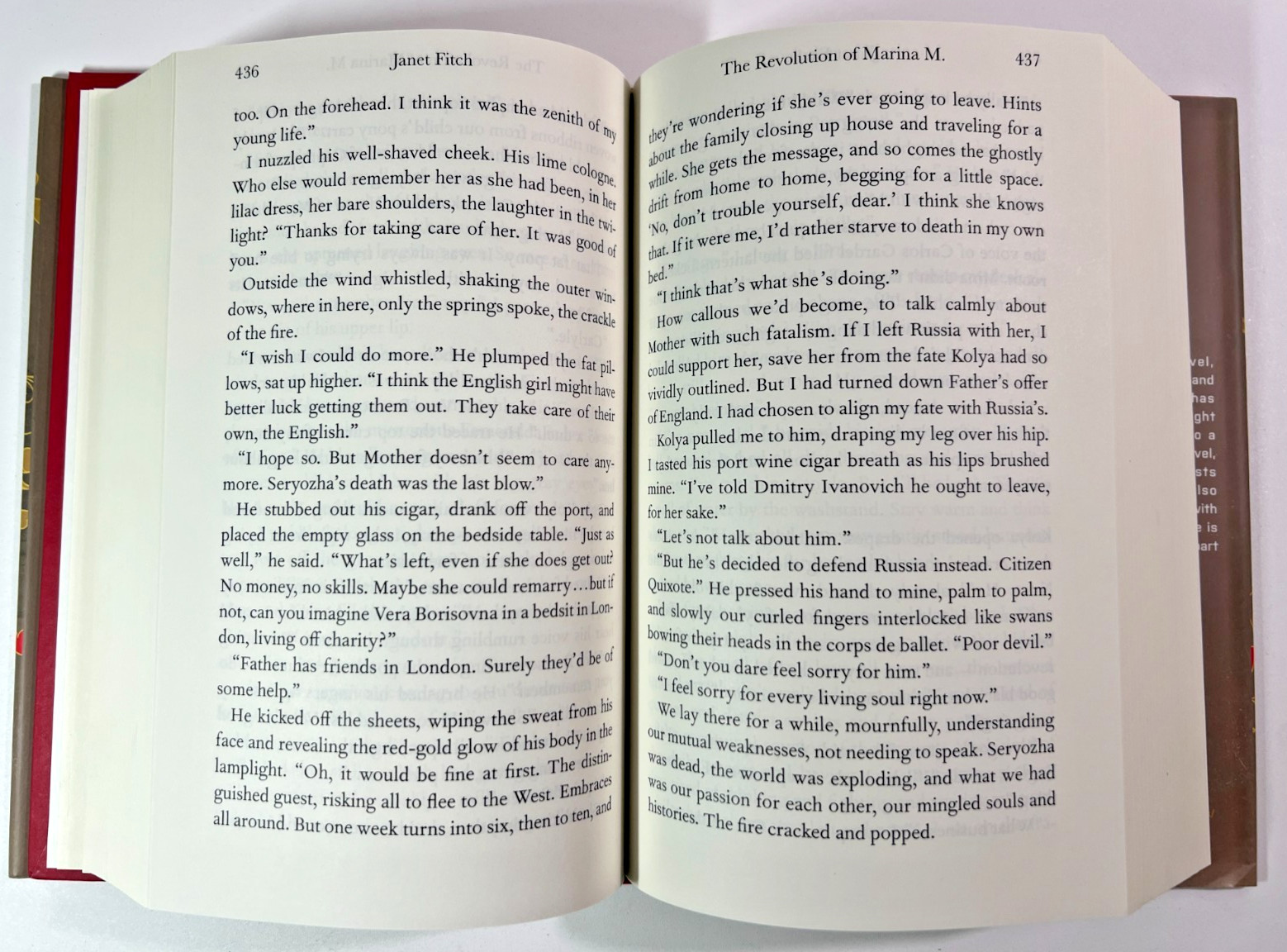 Reader’s Digest Large Print Bundle Revolution of Marina M Hardcover Janet Fitch