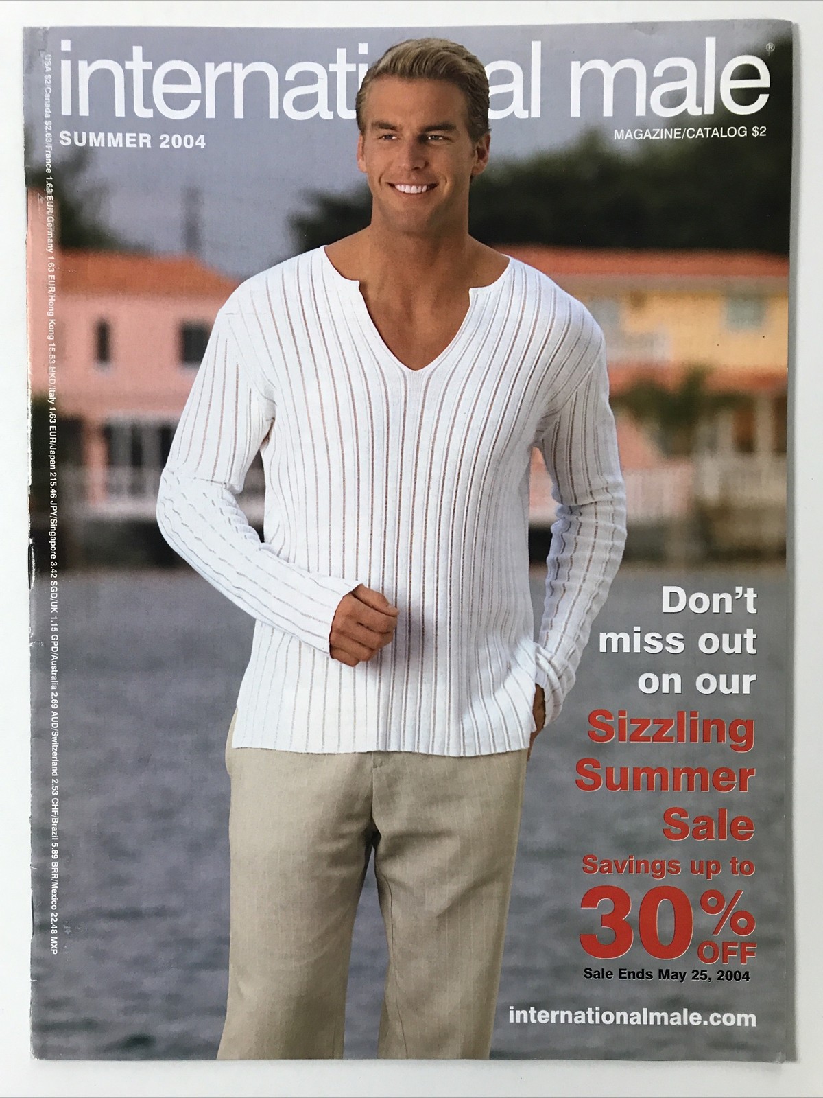 INTERNATIONAL MALE catalog 2004 Lot of 12 issues-Gay Interest-Men’s Fashion