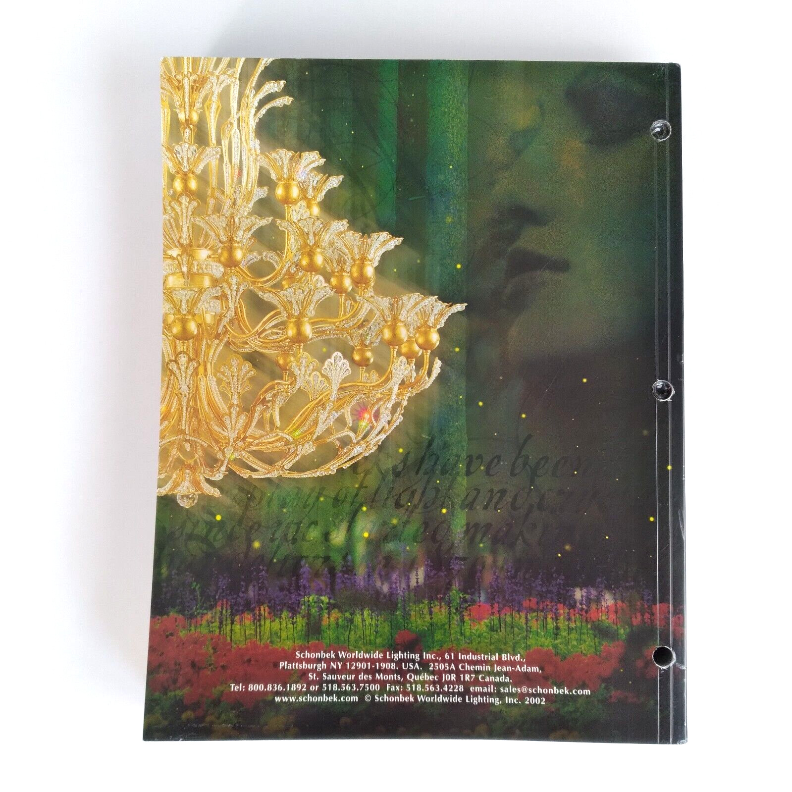 Schonbek 2002 Product Catalog Beyond Lighting Softcover 336 pages