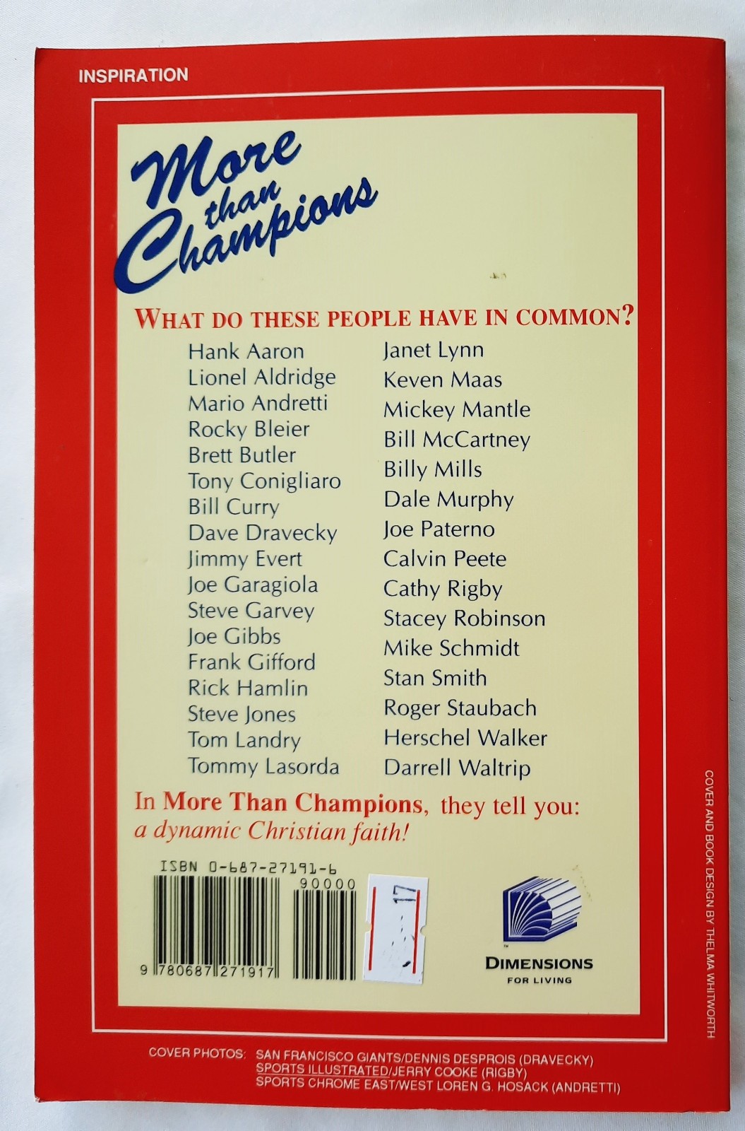 More Than Champions by Guideposts Editors (Very good, 1992, Pbk, 96 pages)