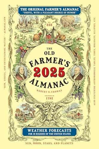 The 2025 Old Farmer’s Almanac – Hardcover, by Old Farmer’s Almanac – Very Good b