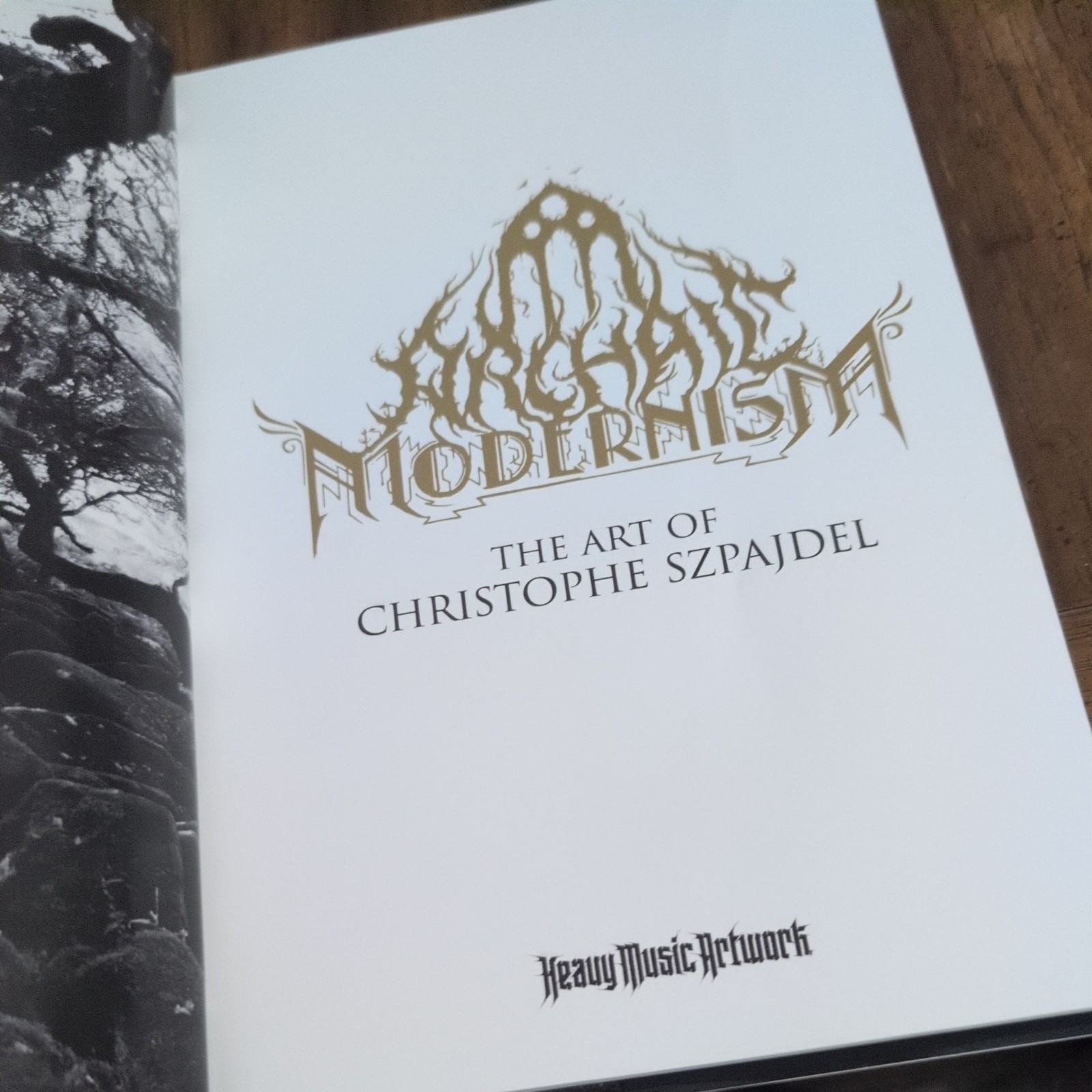 ARCHAIC MODERNISM The Art of CHRISTOPHE SZPAJDEL Heavy Music Artwork Like New