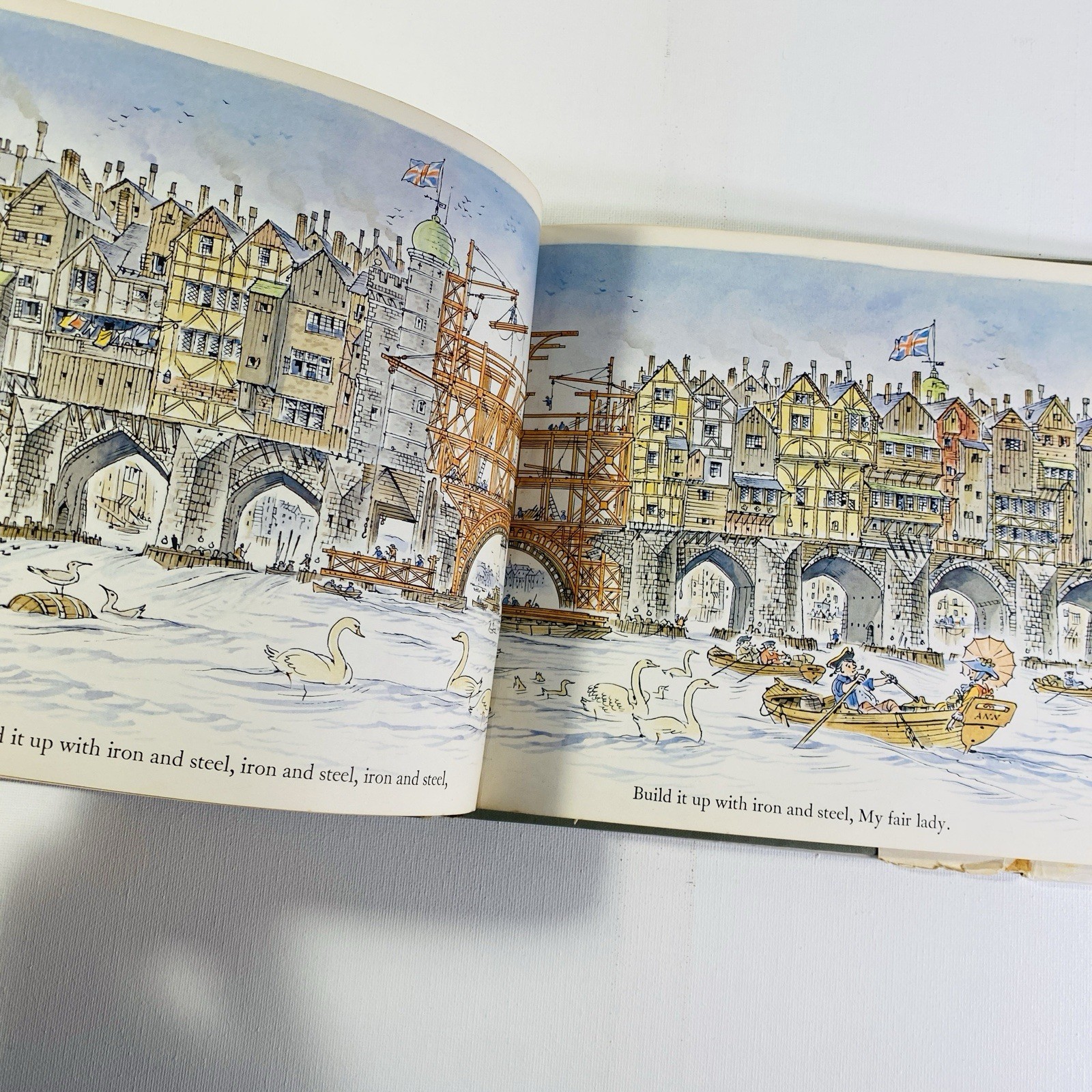London Bridge is Falling Down by Mother Goose Library Hardcover