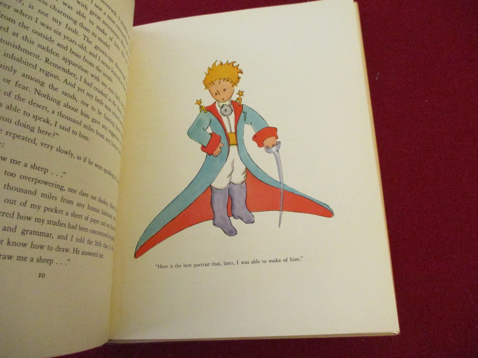 The Little Prince ~ Antoine De Saint-Exupery (1943) Early Harcourt Brace & World