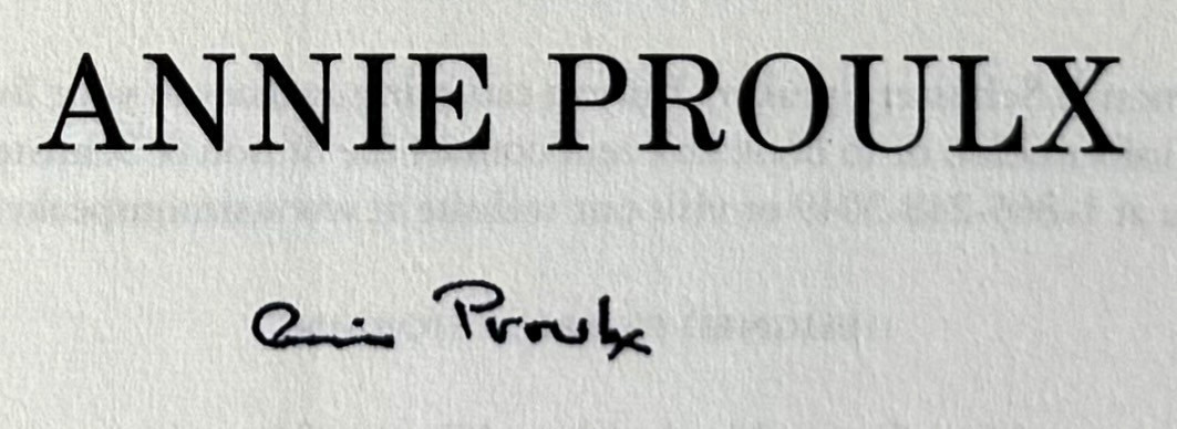 Bird Cloud, A Memoir SIGNED by Annie Proulx 2011 HCDJ 1st ed 1st print in Mylar