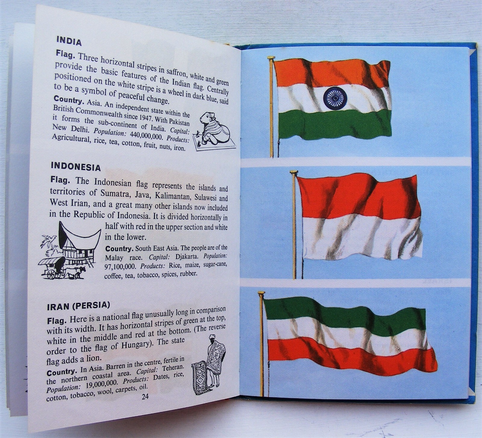 Vintage Ladybird Book – Flags – Recognition Series 584 – Good/VGC +FREE COVER+