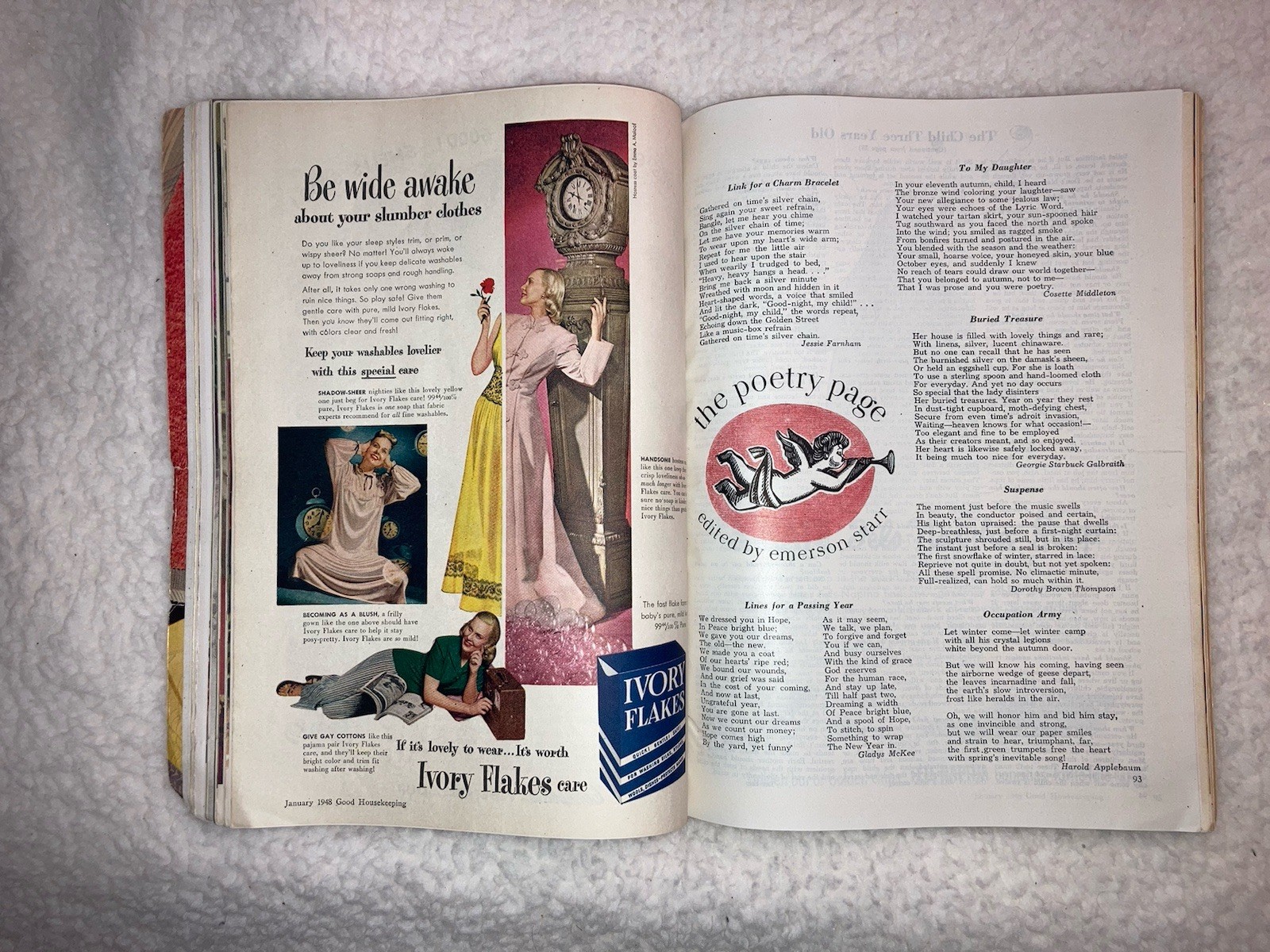 VTG Good Housekeeping Magazine January 1948 – 25 Pages of Decorating & Designing