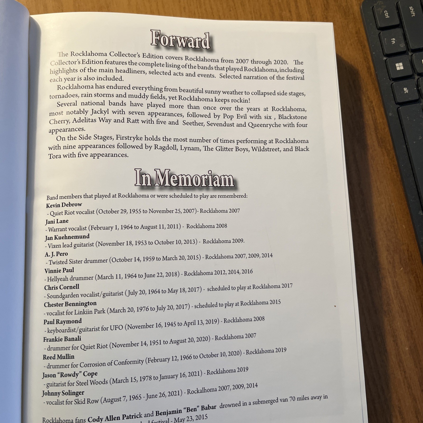 Rocklahoma Collector’s Edition 2007-2020