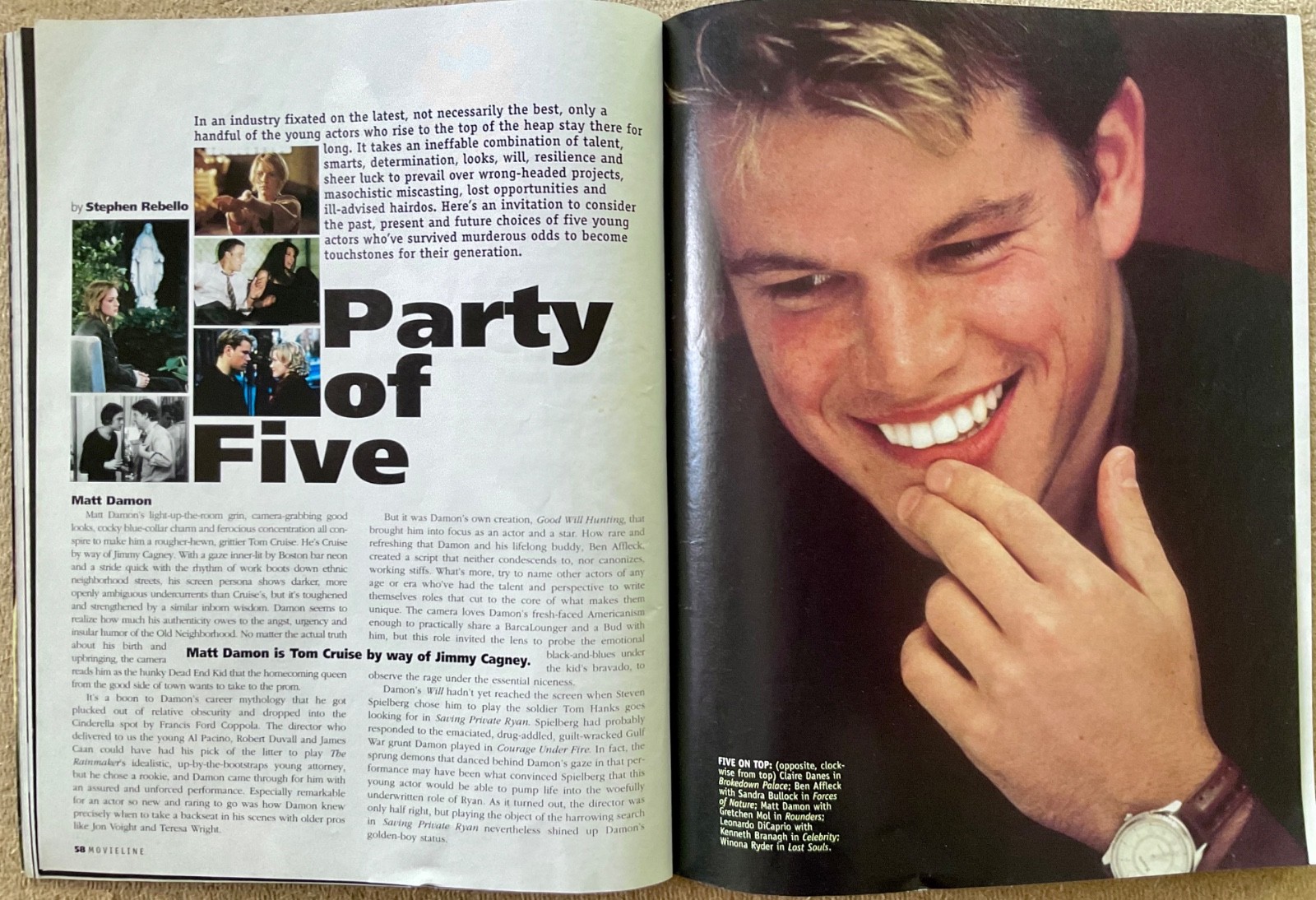 Movieline Magazine LOT of 3 VTG Issues March, Sept & Dec 1999 GOOD – ACC COND