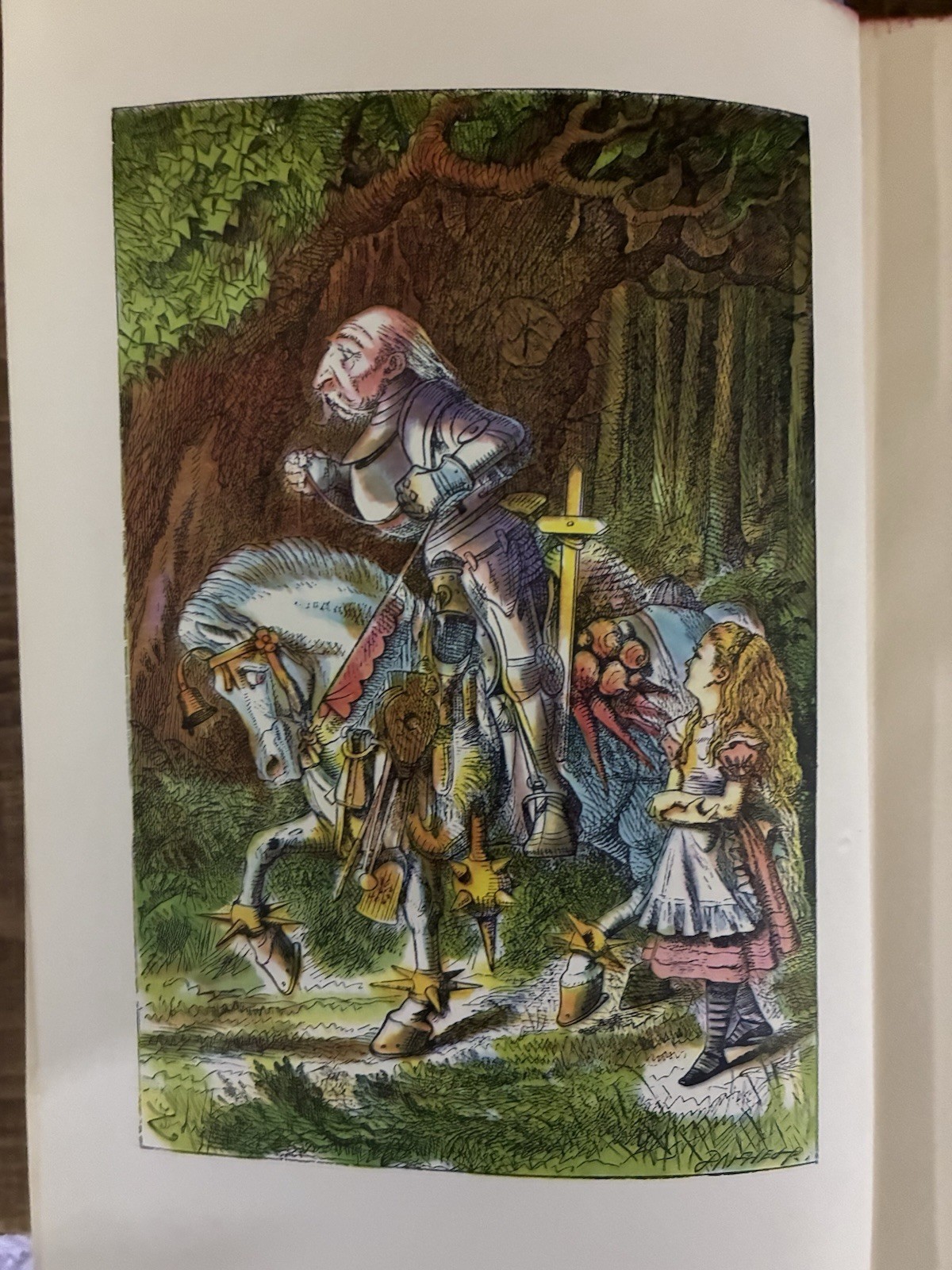 VTG 1956 Through The Looking Glass Junior Deluxe Edition Water Damage