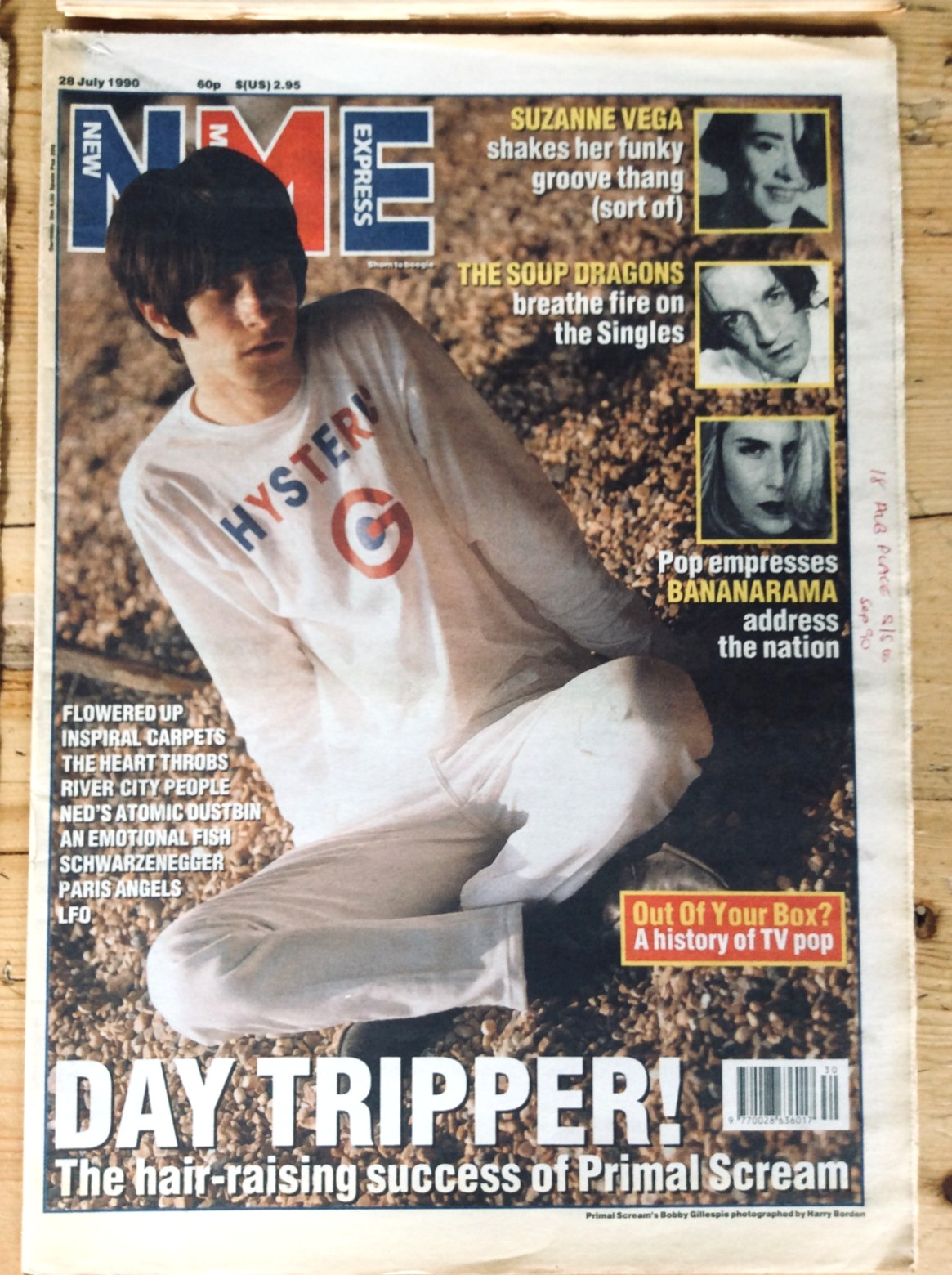 NME. New Musical Express Magazines. July 1990. Four issues. No Posters.