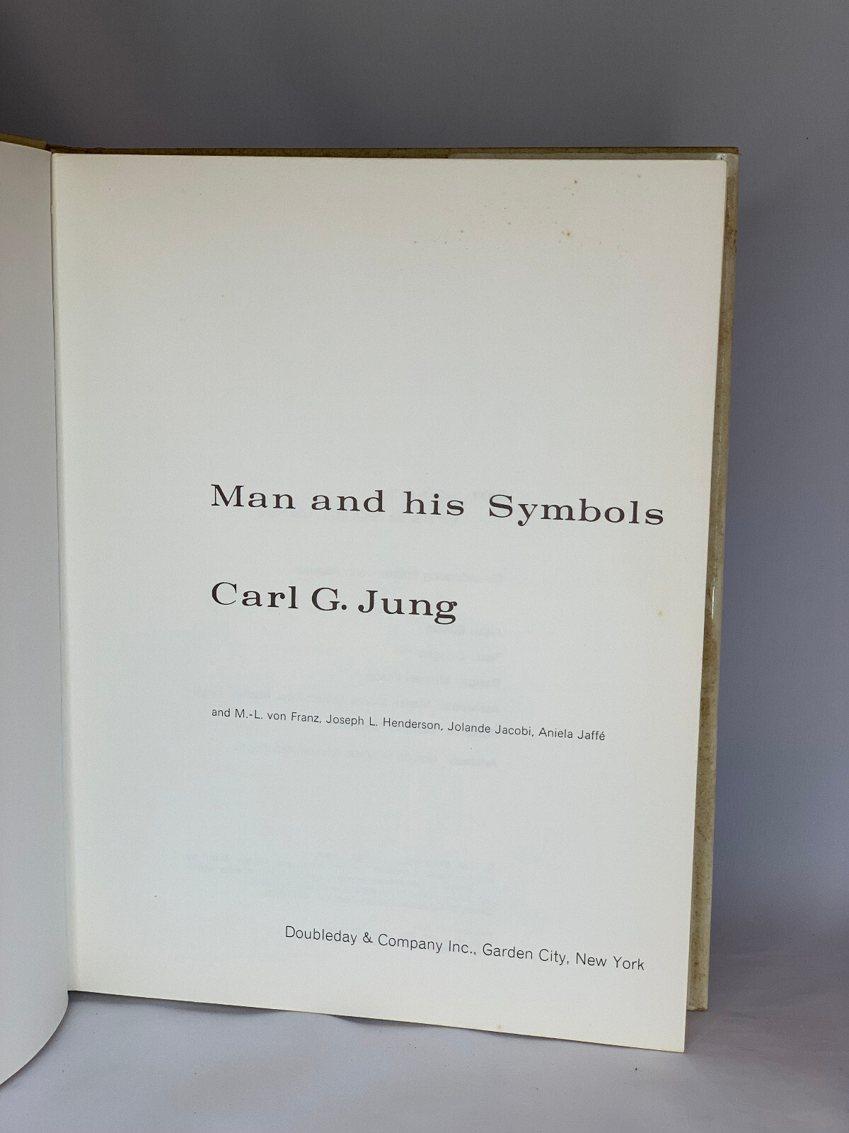 Man and his Symbols by Carl G. Jung – 1964, Hardcover, Dust Jacket – Doubleday