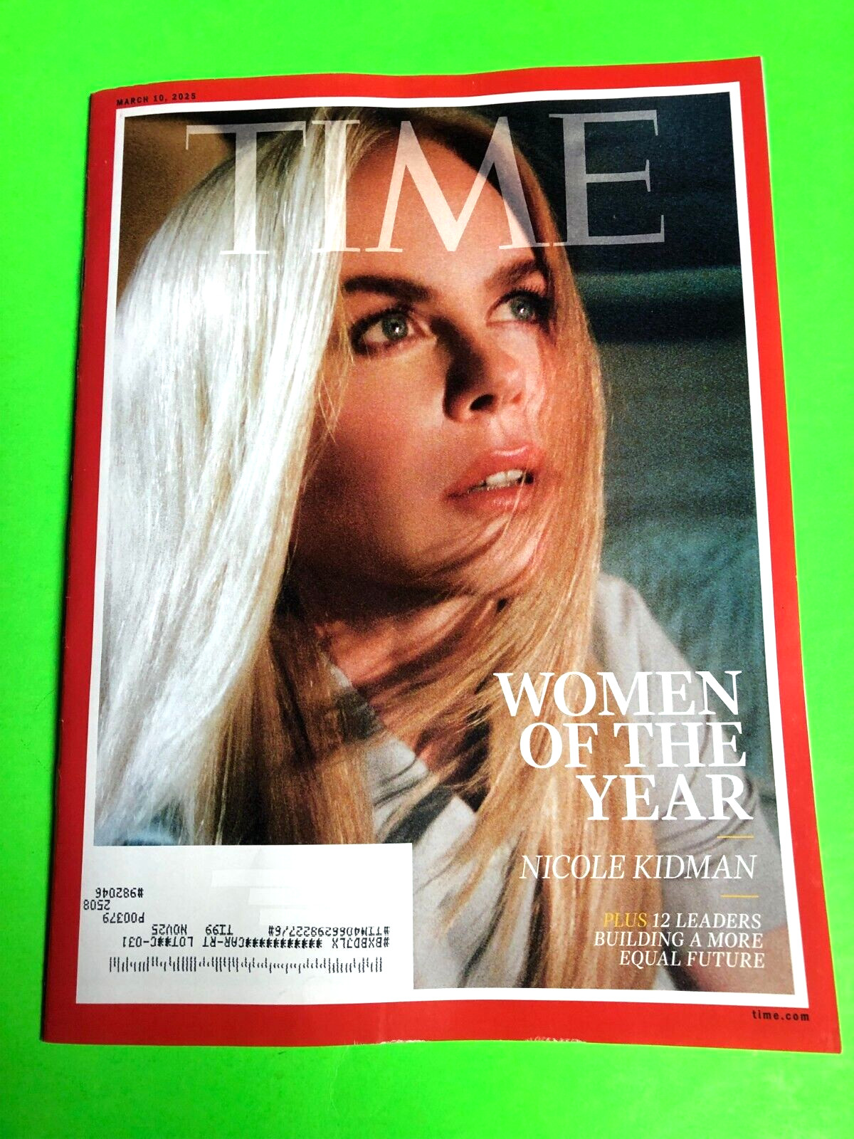 TIME MAGAZINE-MARCH 10, 2025-WOMEN OF THE YEAR-NICOLE KIDMAN-Brand New