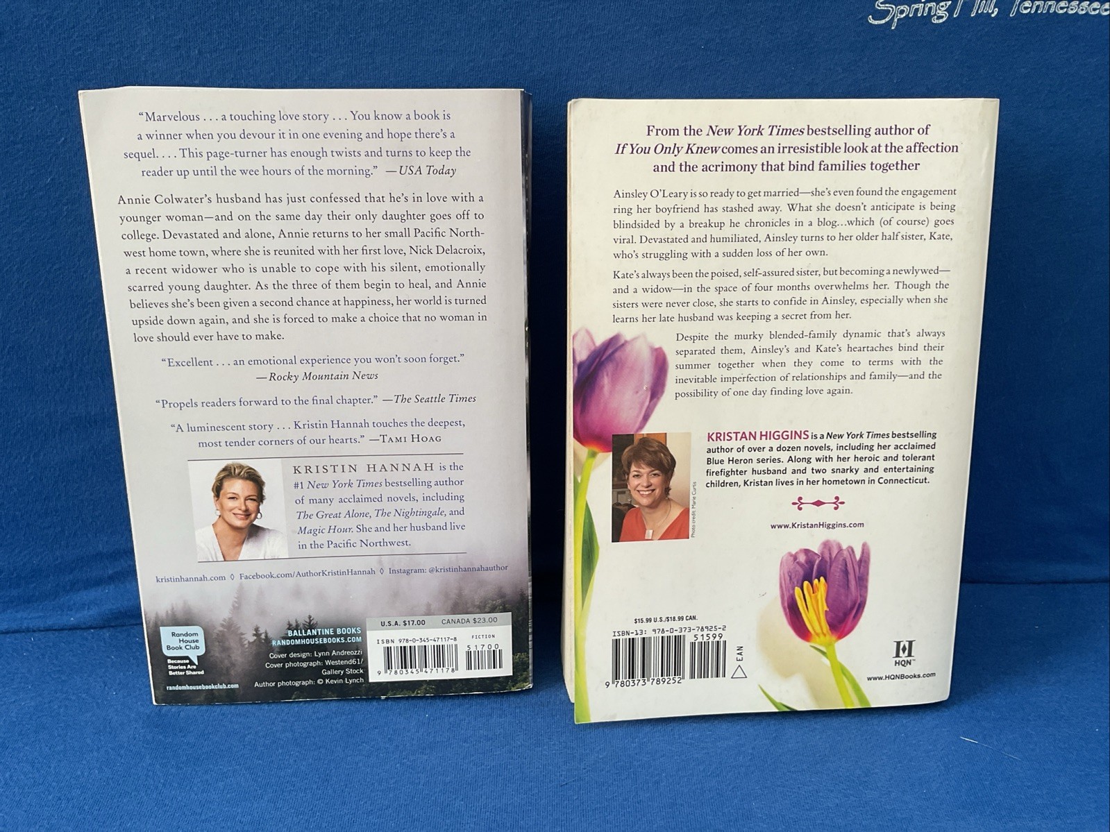 Lot of 7 – Romance by Nicholas Sparks, Lucy Score, Kirsten Hannah and Others
