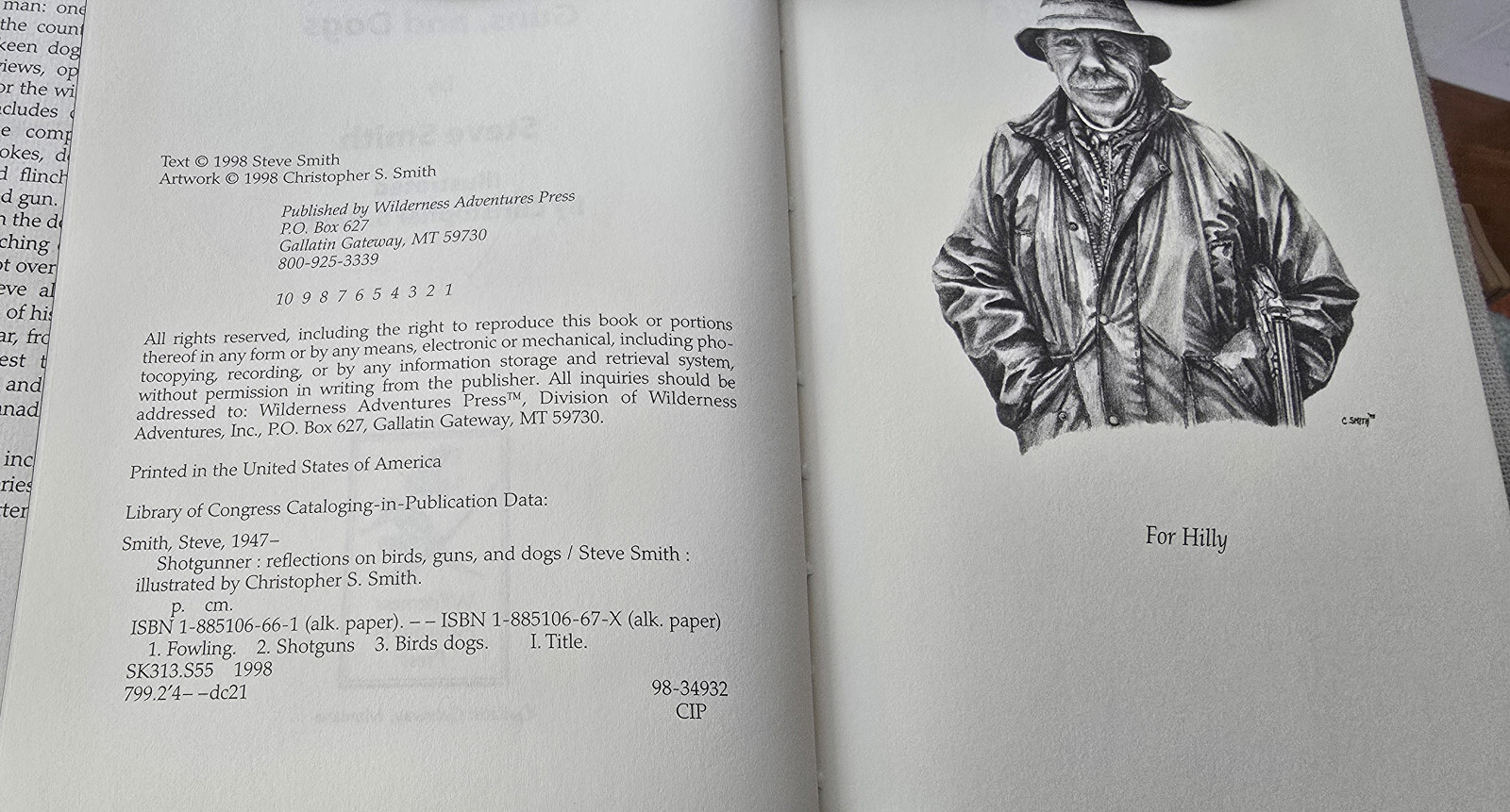 Shotgunner: Reflections on Birds, Guns, and Dogs by Steve Smith – SIGNED