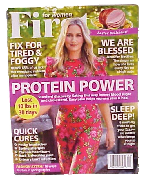 FIRST FOR WOMEN MAGAZINE ISSUE MARCH 25, 2024 VOLUME 36 ISSUE 12 A360 MEDIA NEW
