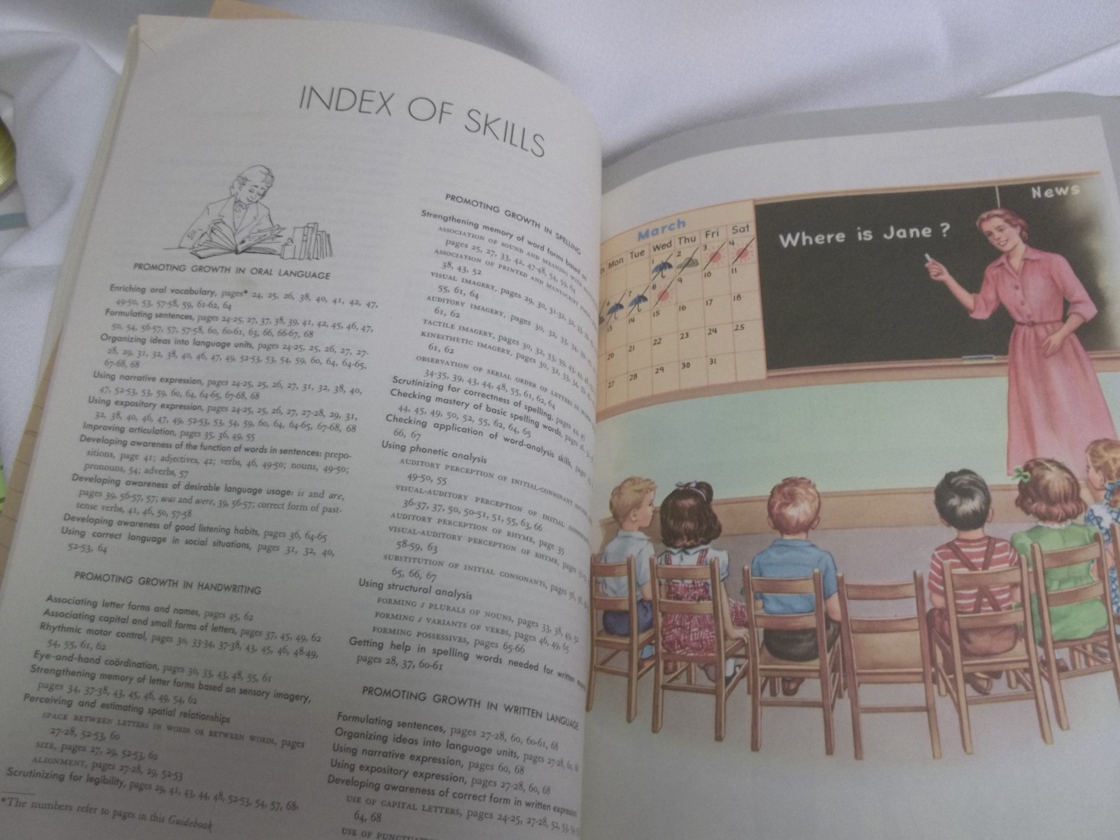 Vintage 1951 Dick & Jane «We Talk, Spell and Write» 1.2 Teacher’s Edition