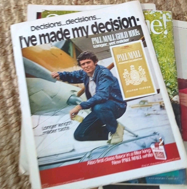 VTG Lot/8 Magazines’63 POST-JFK /’68 LIFE RF/, 6- 1971 LOOK Ads MCM Lifestyle