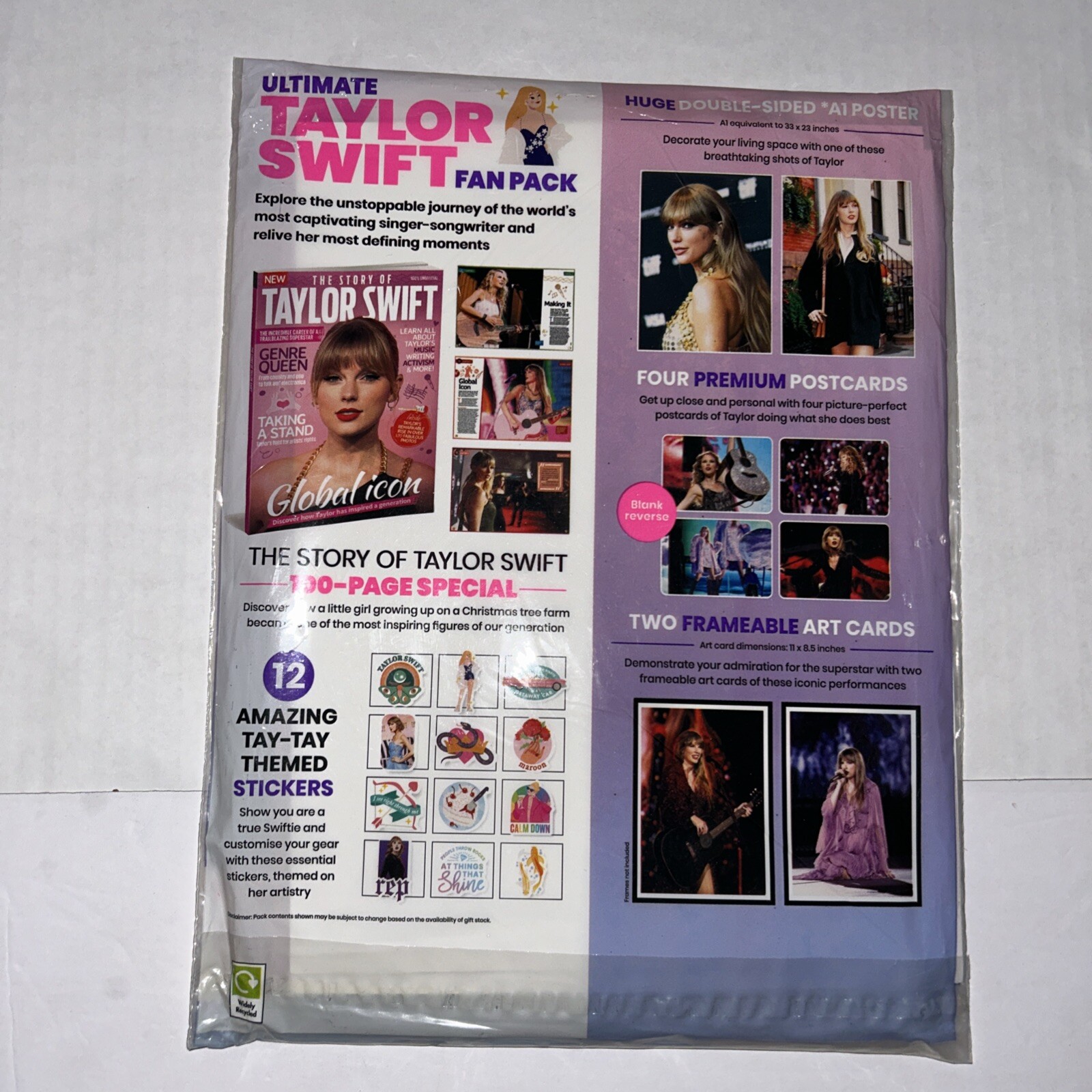 Ultimate TAYLOR SWIFT Fan Pack Postcards Art Cards Posters Stickers ICON 2024