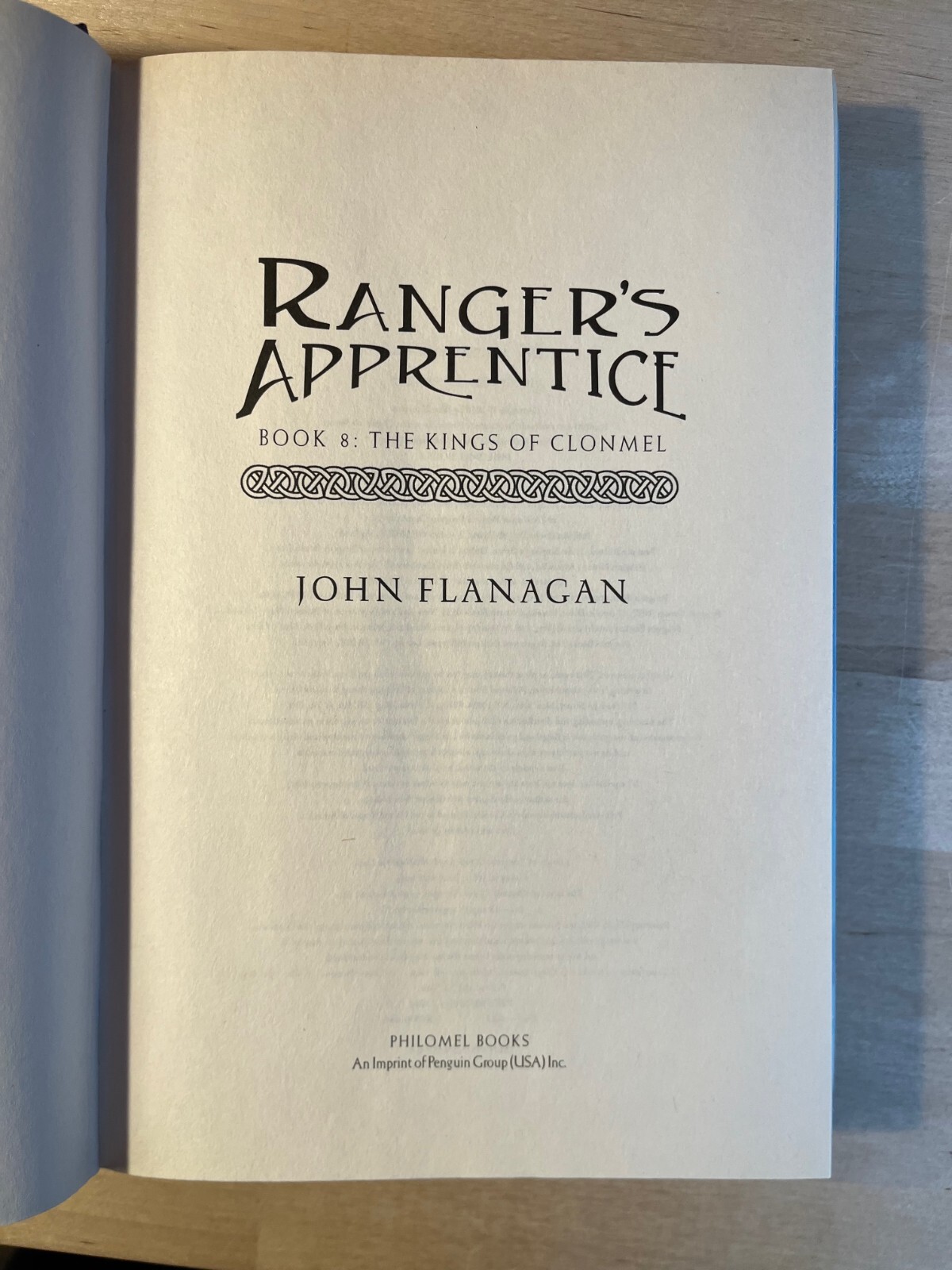 RANGERS APPRENTICE Series by John Flanagan, First Edition Hardcover Lot with DJs