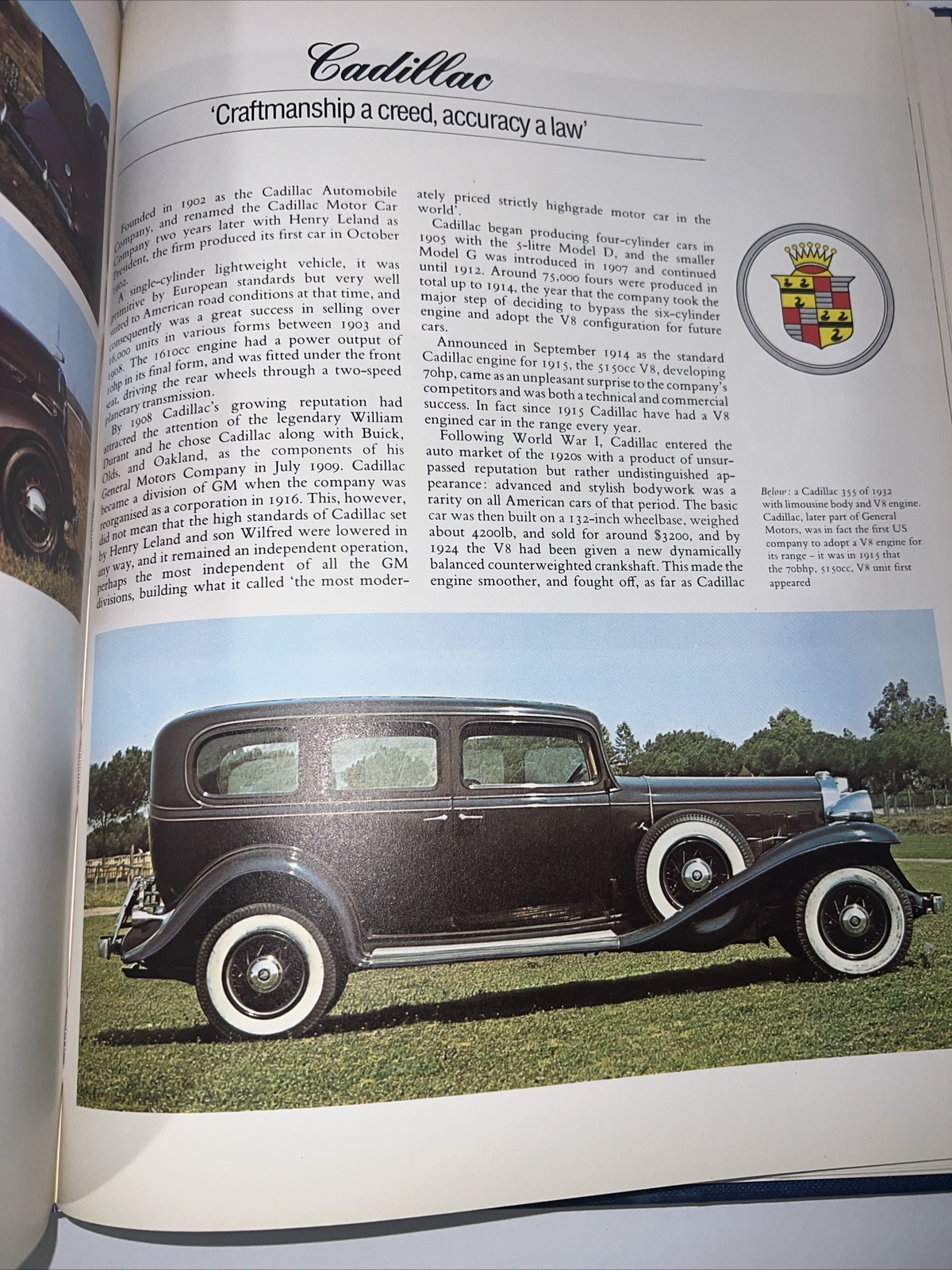 Beautiful Vintage Exeter 1983 Classic Cars Blue Hardcover Book 368 Pages