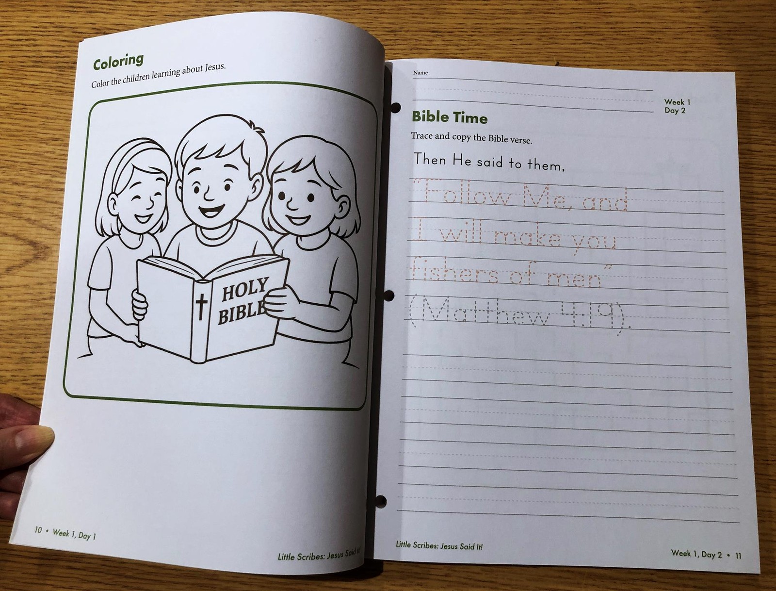 New Master Books LITTLE SCRIBES Practicing Penmanship with Scripture Grade 1 & 2