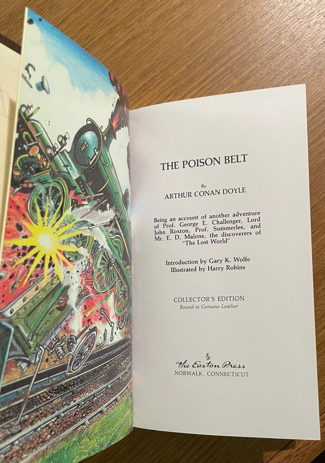 EASTON PRESS Arthur Conan Doyle THE POISON BELT 1989 Collector’s Edition EX
