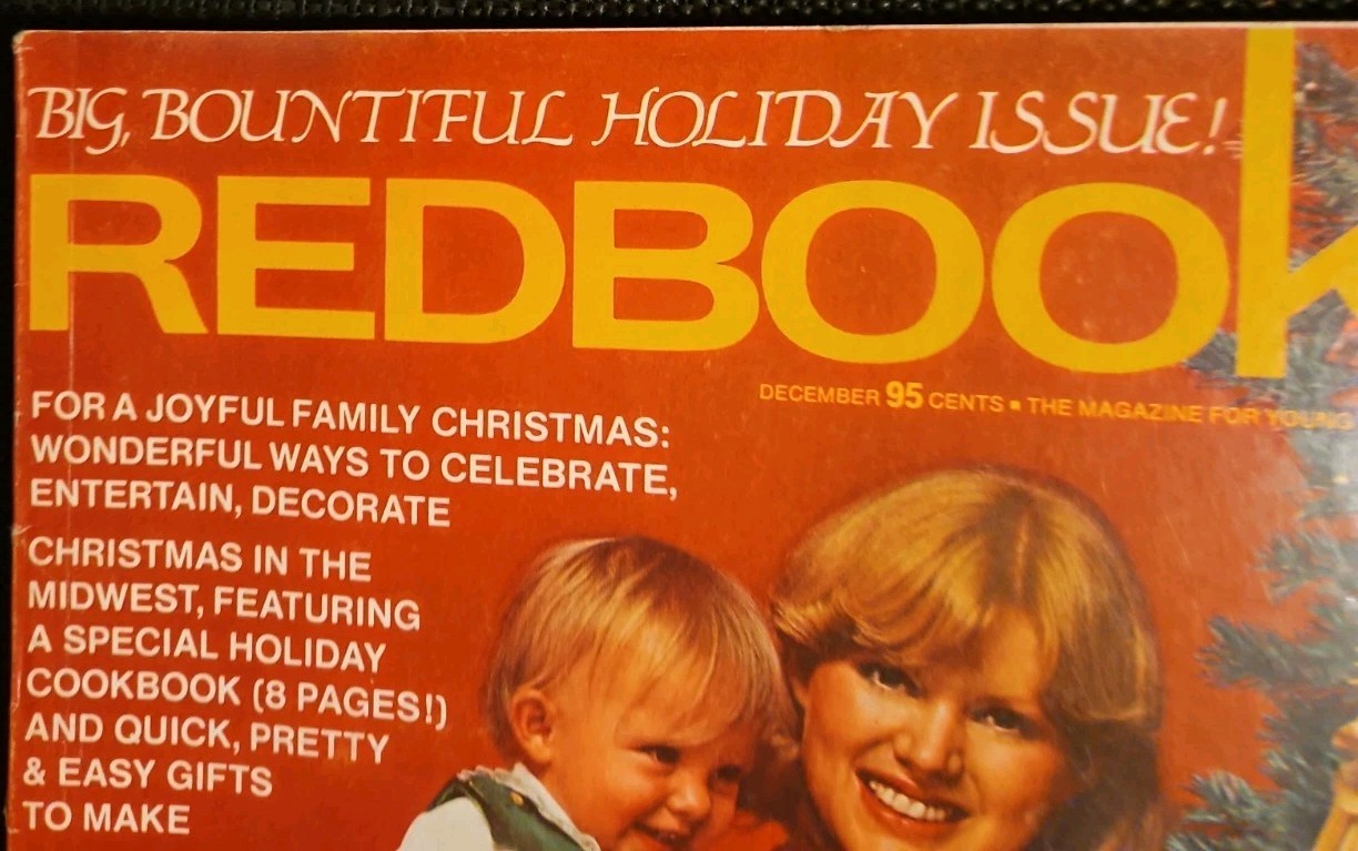 2 1976 1987 Redbook Family Circle Magazines & Extra Bonus Christmas Ornaments &
