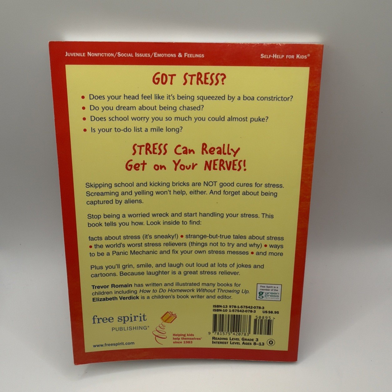 Stress Can Really Get on Your Nerves! By Trevor Romain