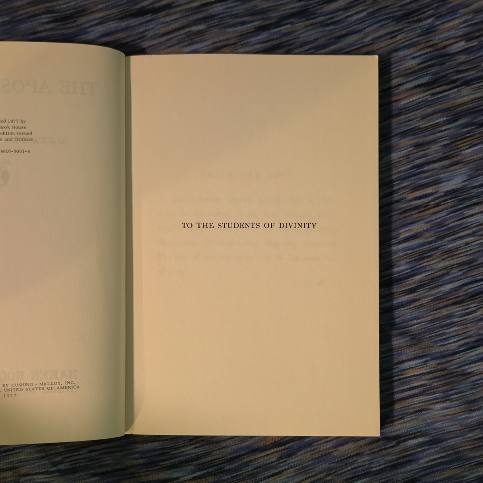 the apostle paul alexander whyte pb baker book house 1977 reprint minister’s