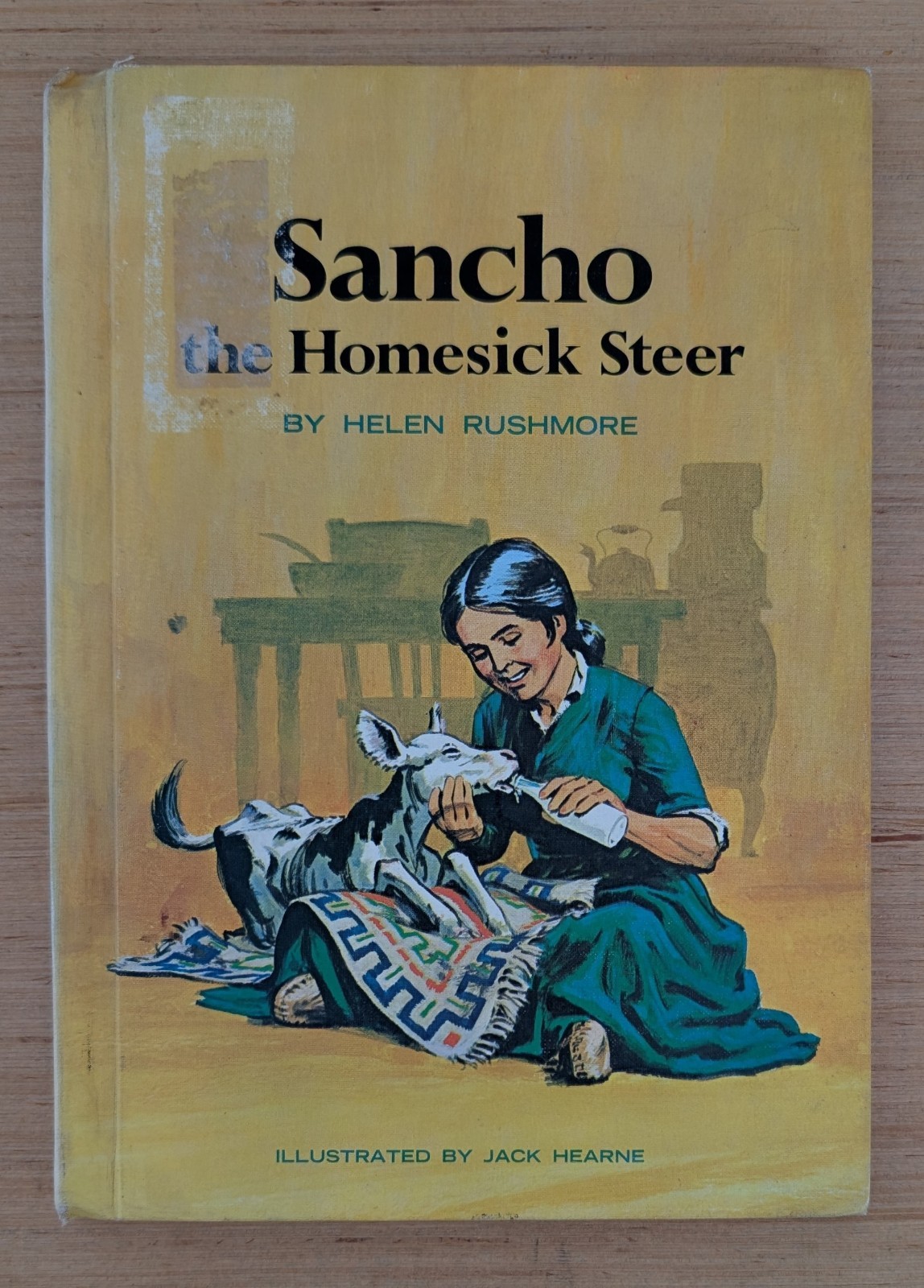 Sancho the Homesick Steer by Helen Rushmore 1972 Hardcover Ex-Library