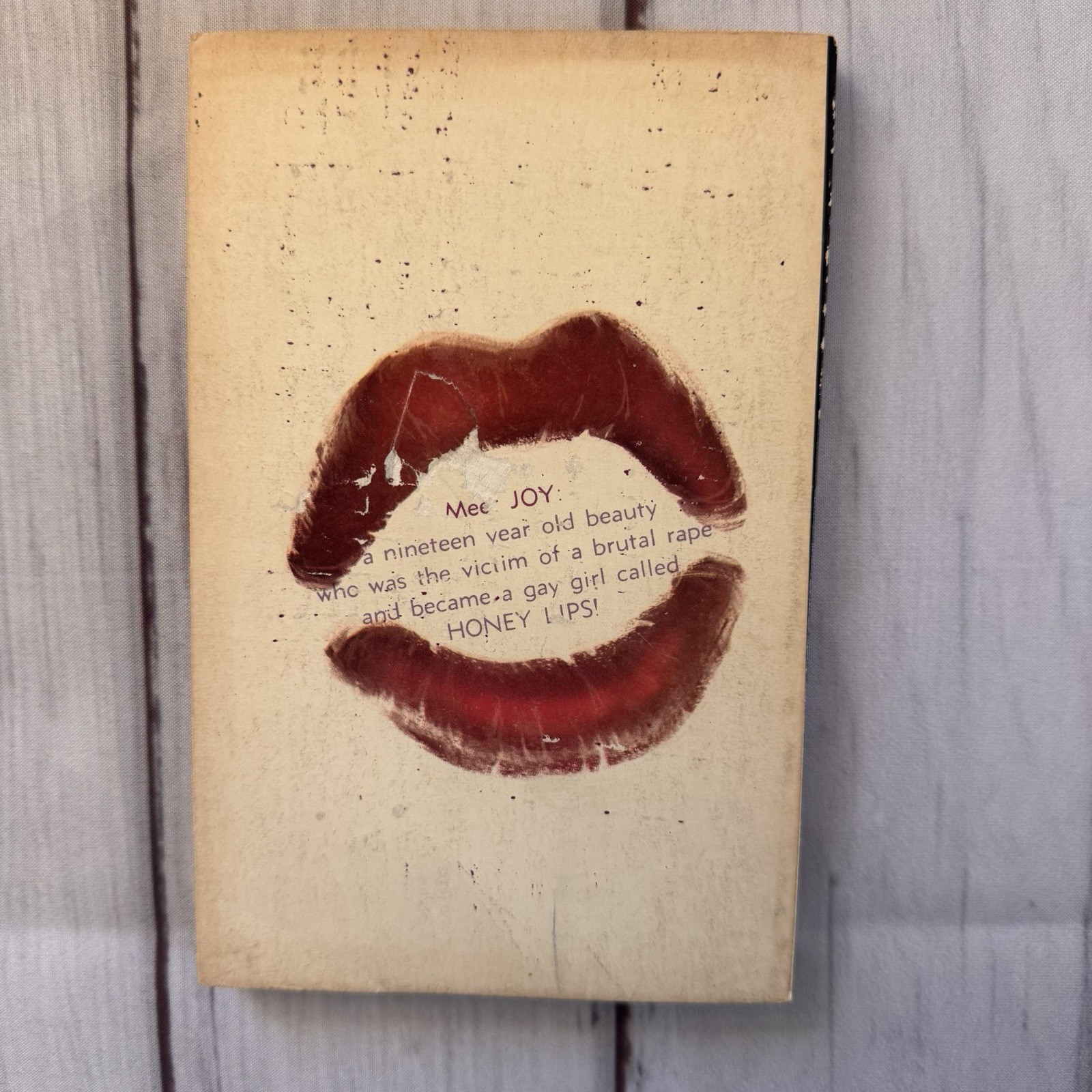 Honey Lips Wayne Wallace Vintage Sleaze Lesbian Paperback GGA Pulp 1964 GGA