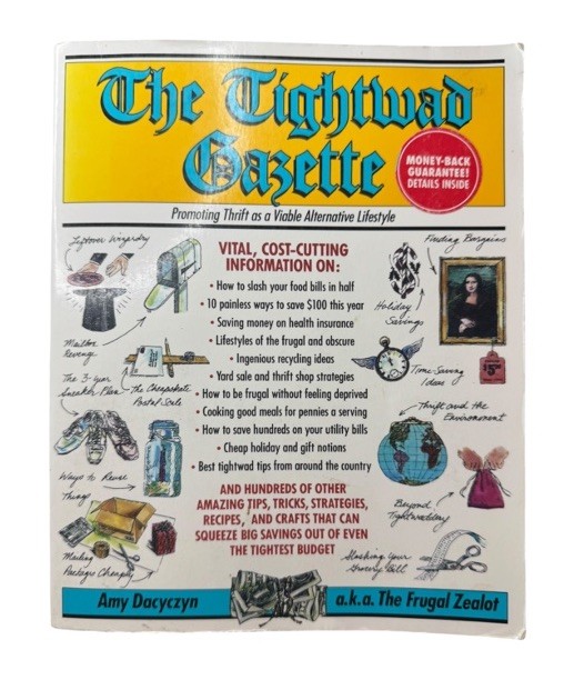 Lot Of 2 The Tightwad Gazette Books As Shown Amy Dacyczyn Frugal