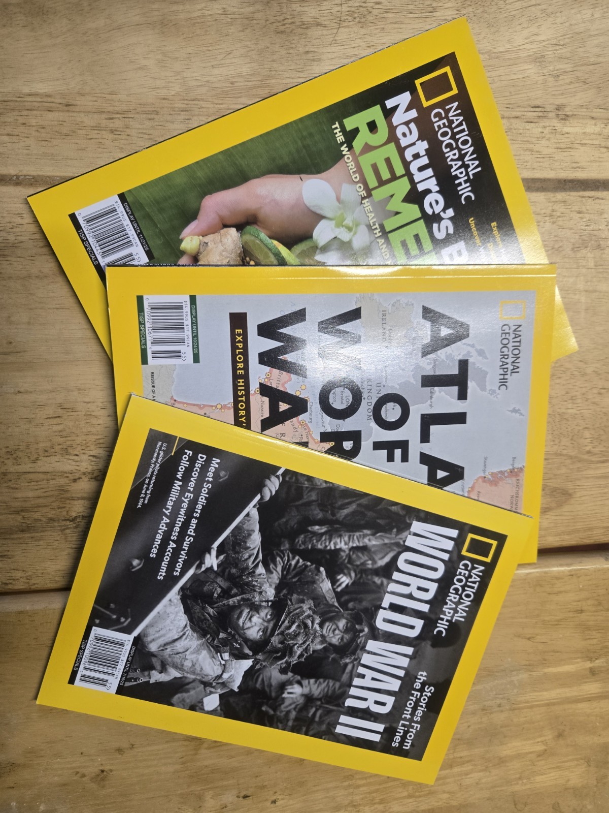 National Geographic Lot 2025 7/18 10/24 11/21