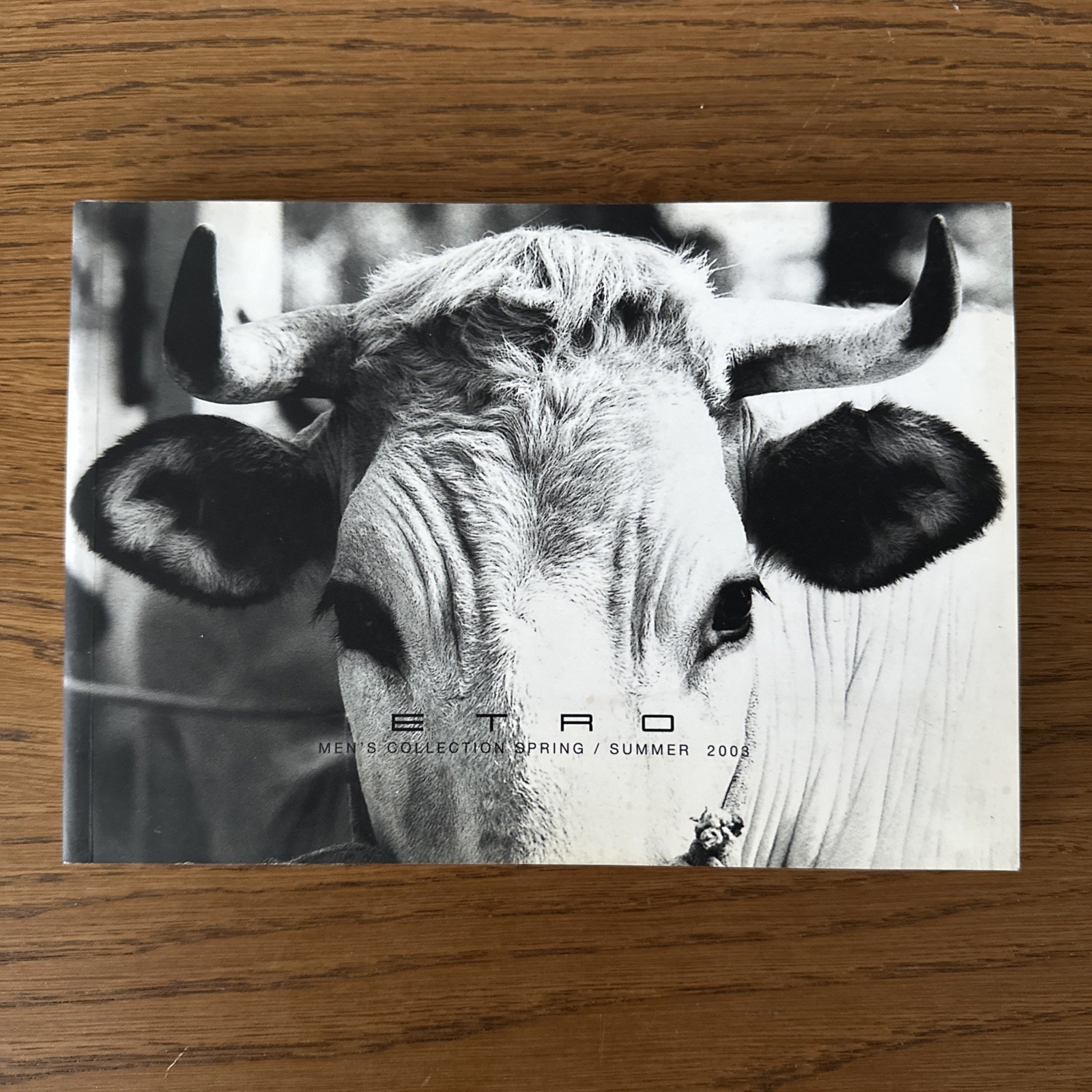 Rare ETRO Men’s Collection 2003 Spring Summer Runway Catalogue Brochure Book